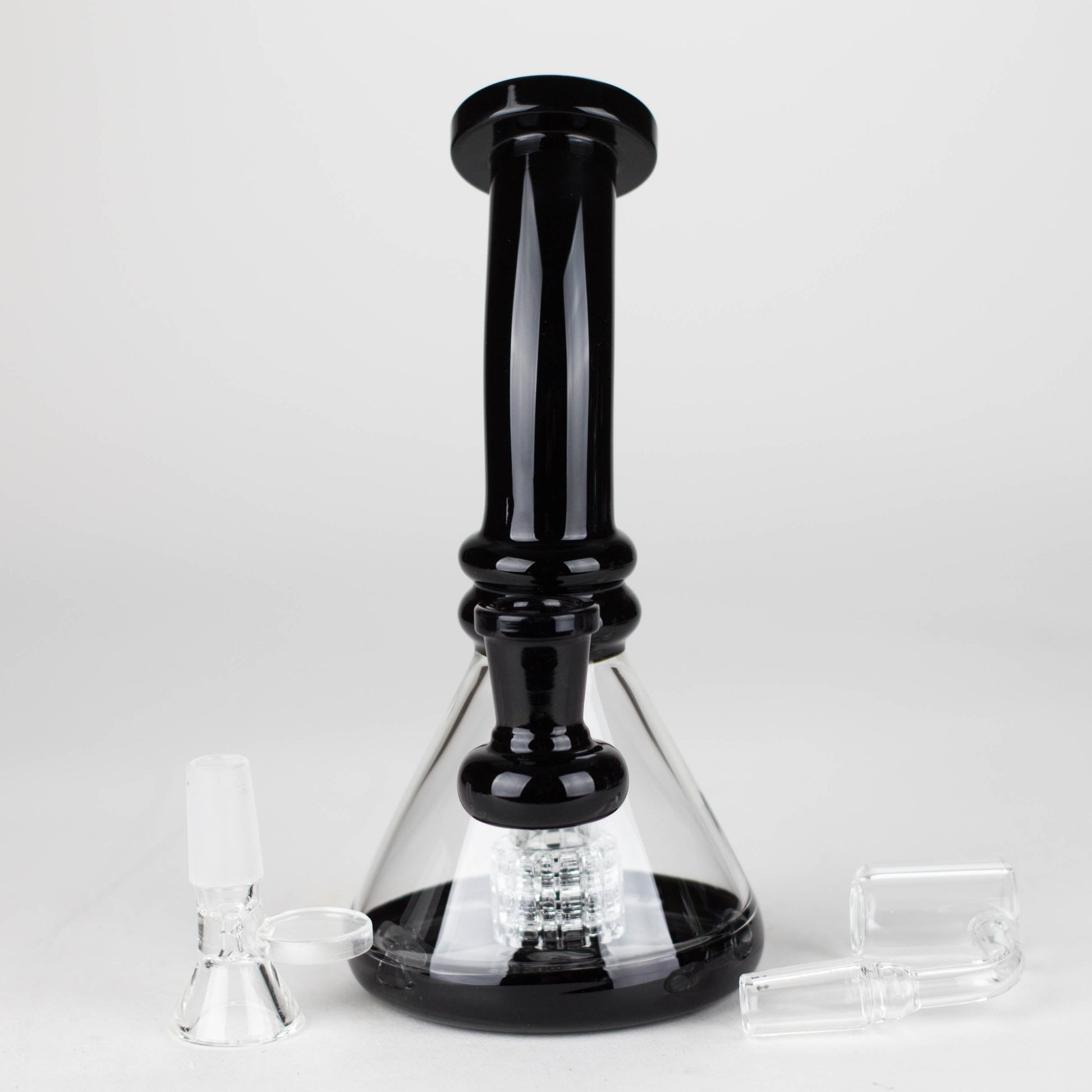 7"  2-in-1 Color accented Rig with perc (Banger and Bowl Included)_1