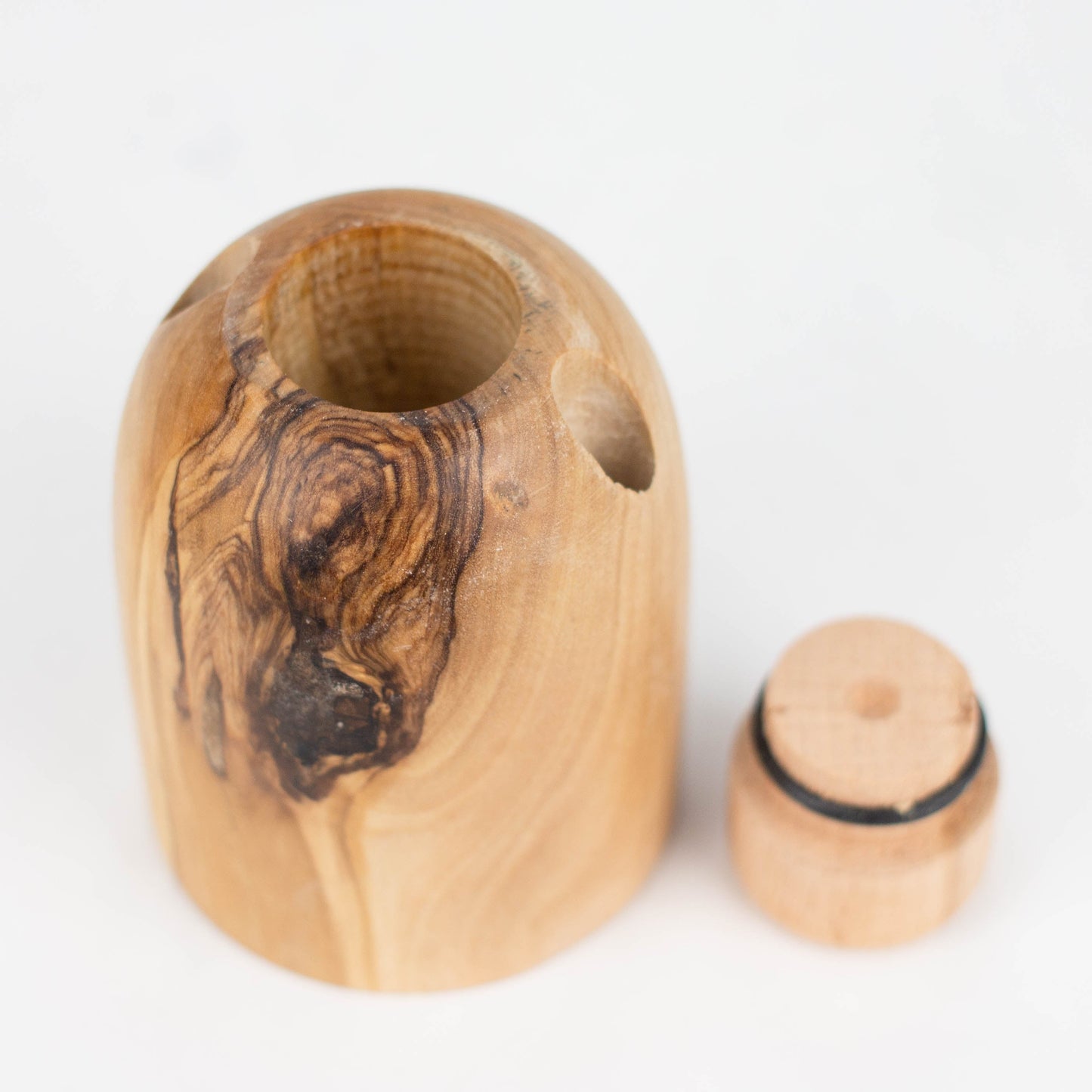 VOW | Olive wood tabletop Dugout/One hitter stash Box/Smoker's Gift_2