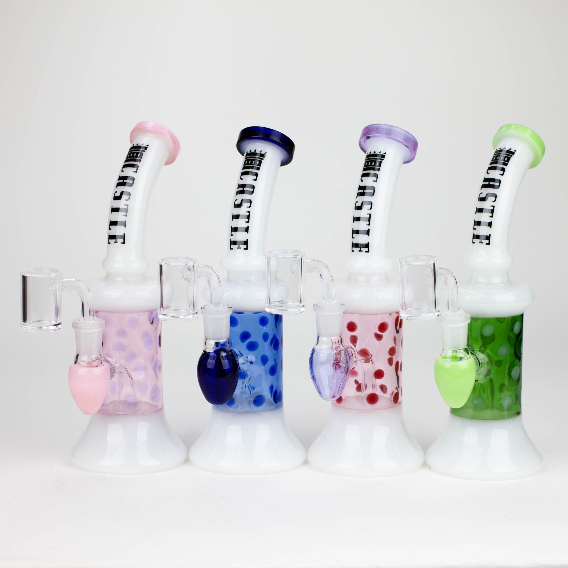 Castle Glassworks | 9" 2-in-1  Color Spots Rig_4