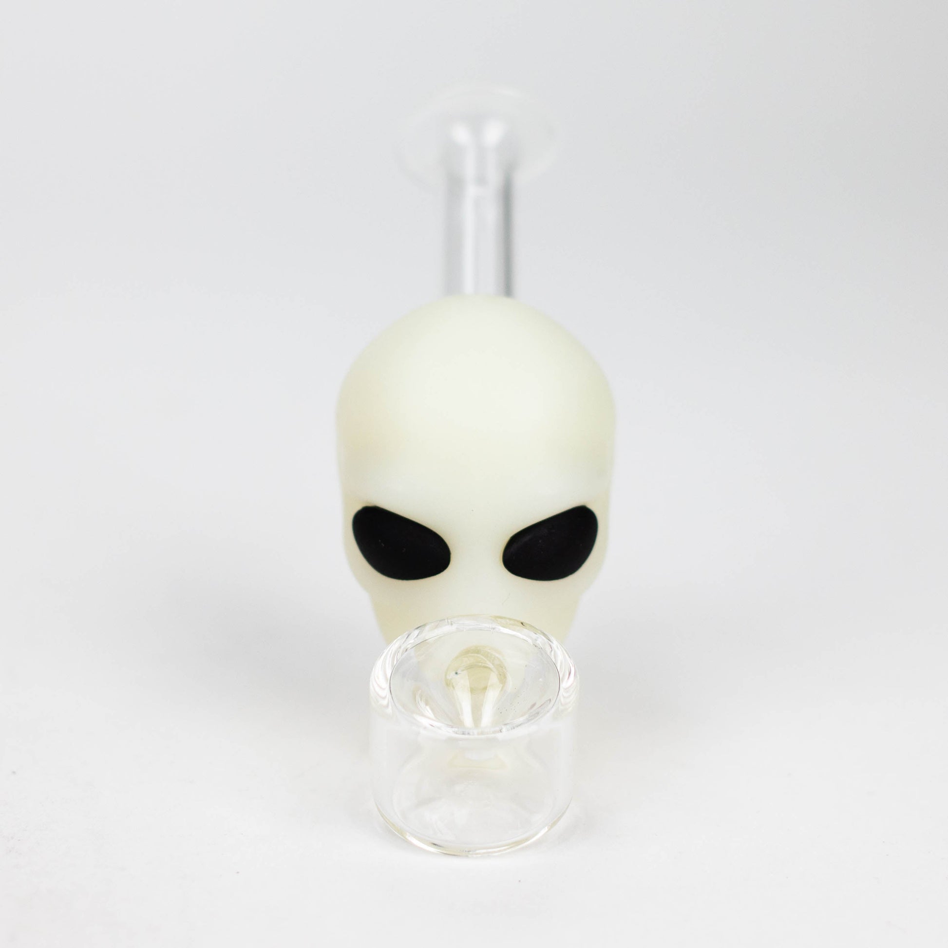 4" Alien hand pipe glow in the dark [H279G]_3