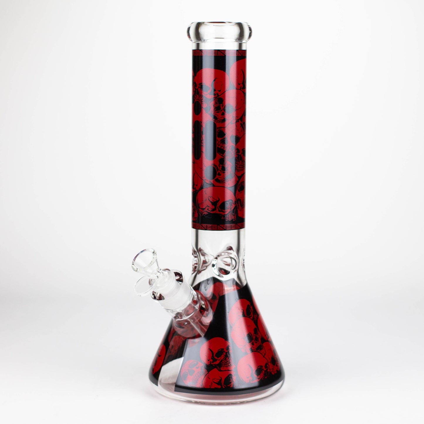 Infyniti | 14" Skull beaker 7 mm glass bong_2