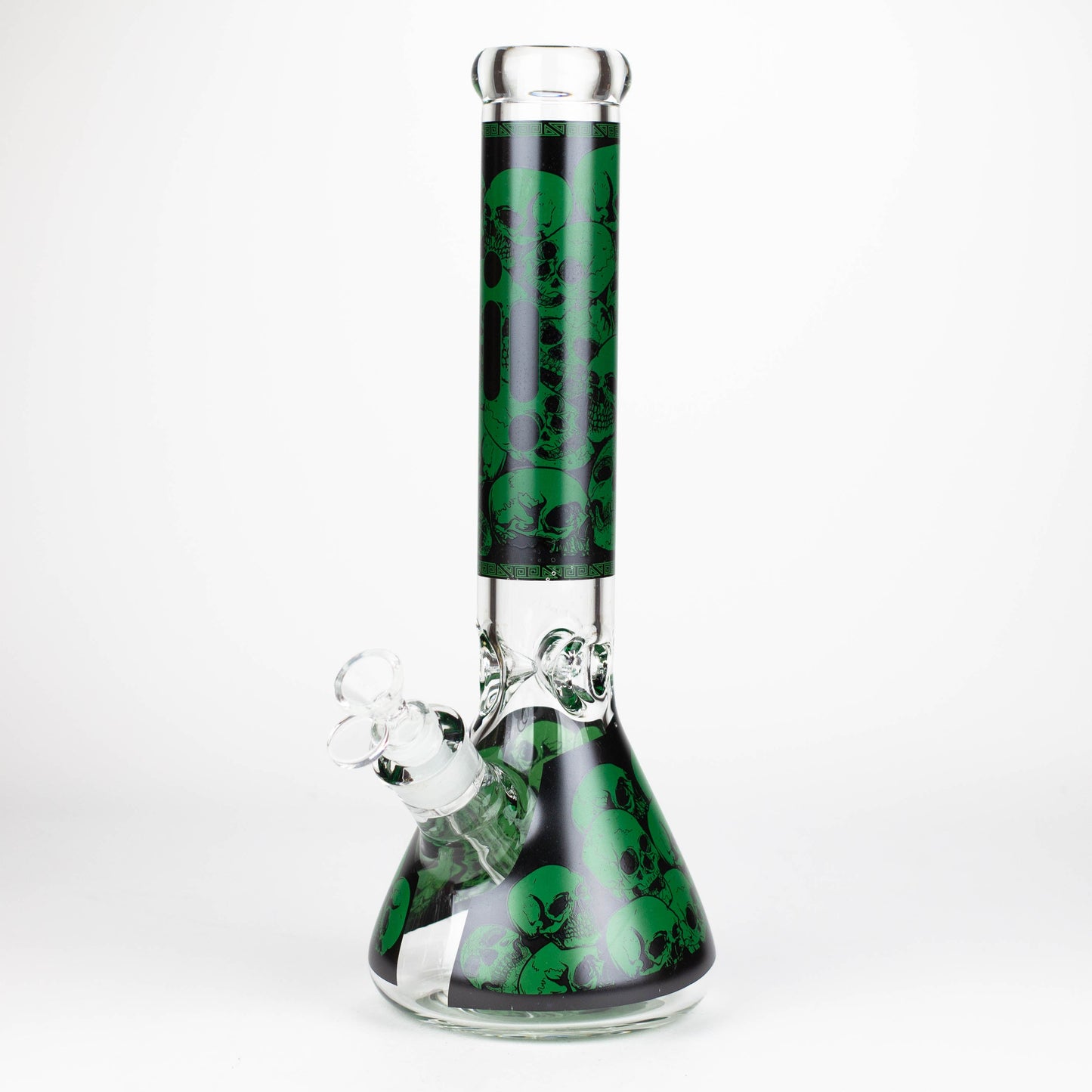 Infyniti | 14" Skull beaker 7 mm glass bong_4