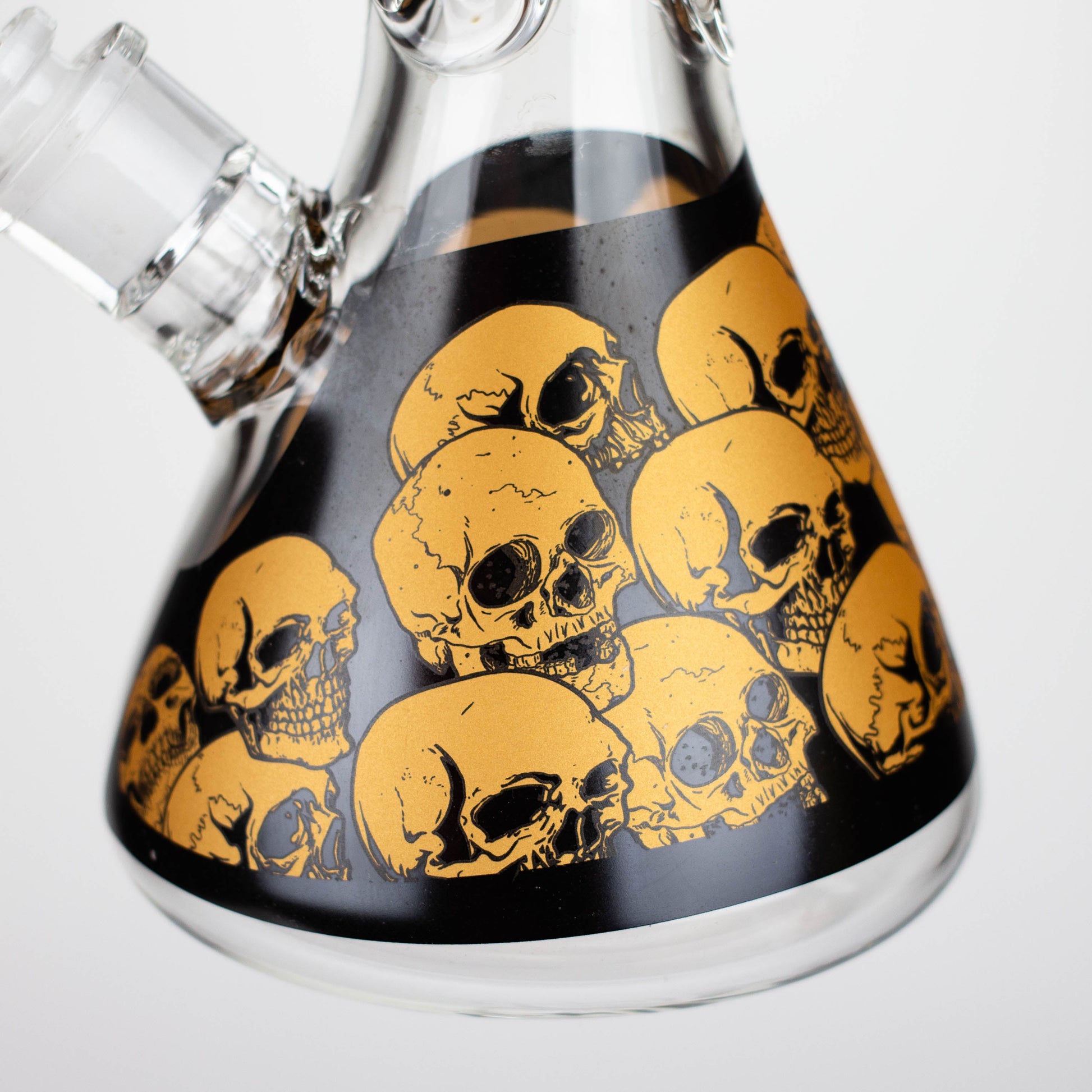 Infyniti | 14" Skull beaker 7 mm glass bong_12