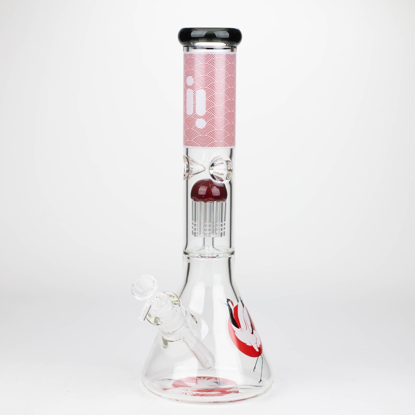 Infyniti | Untamed 14" 7 mm classic beaker water bong - Crane [GP2020]_0