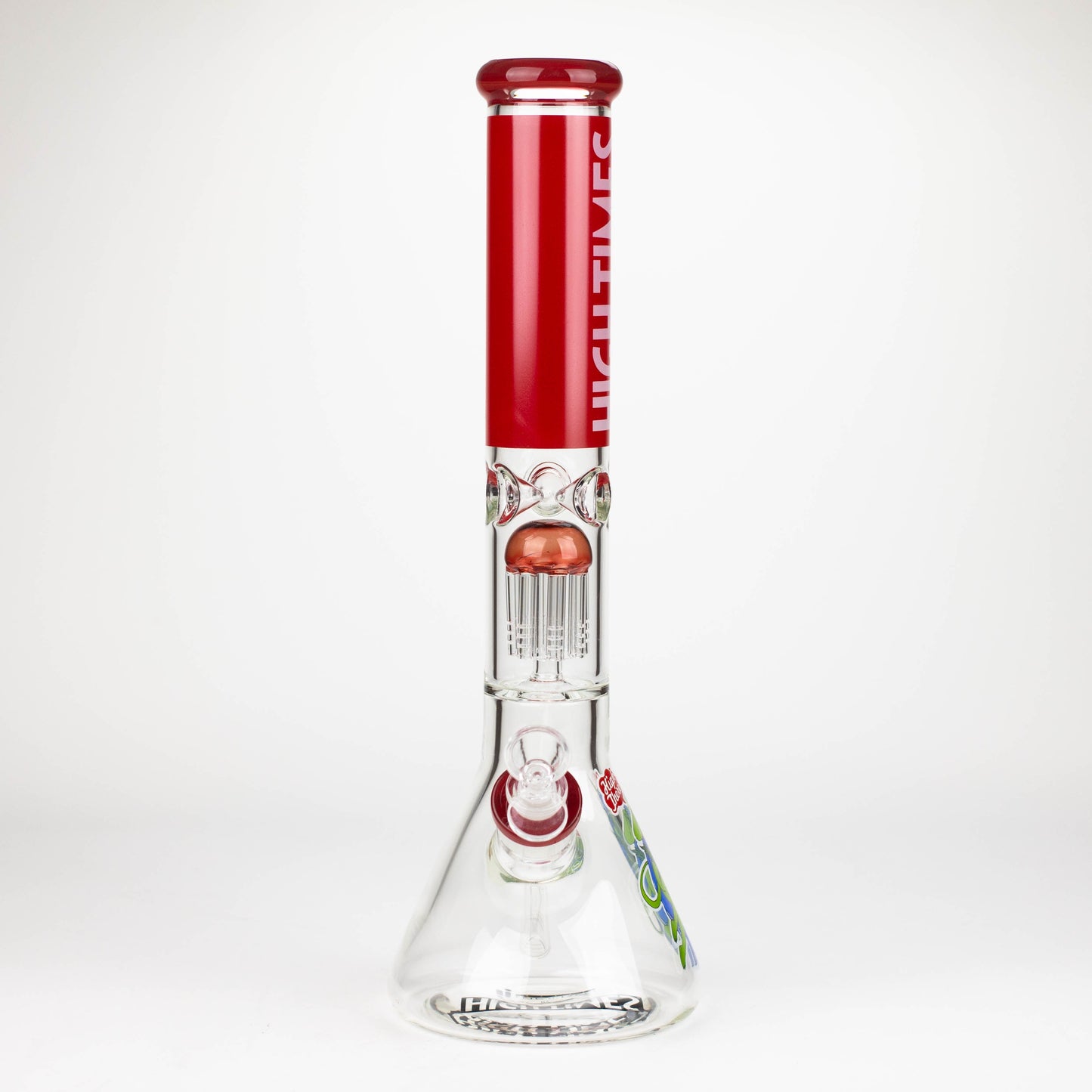 Infyniti | High Times 16" 7 mm classic beaker water bong with tree arm percolator [HIT1020GP]_5