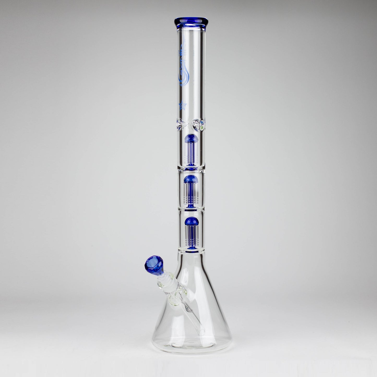 GENIE | 24" 9mm Triple percolator beaker water bong [GB1907]_3