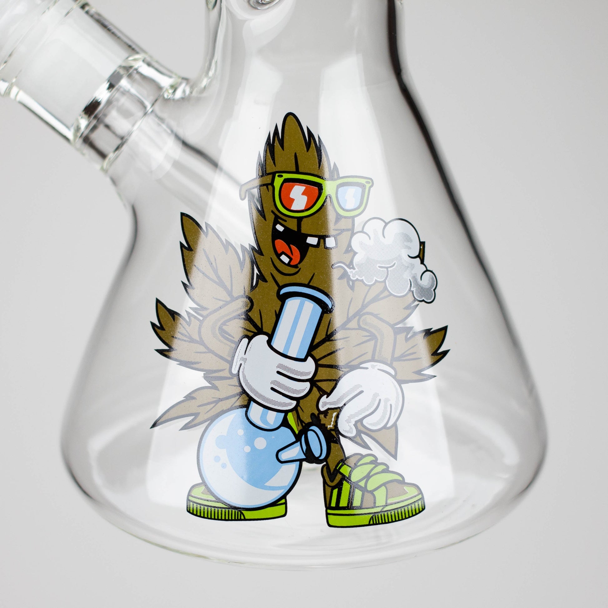 diamond | 14" Crypto Beaker Glass water Bong_10