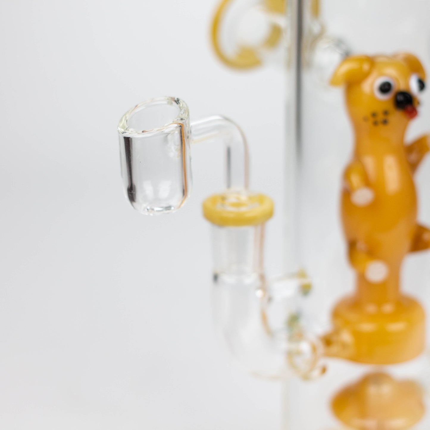 8.5" Double mouthpiece & Joint glass bong [XY-J06]_4