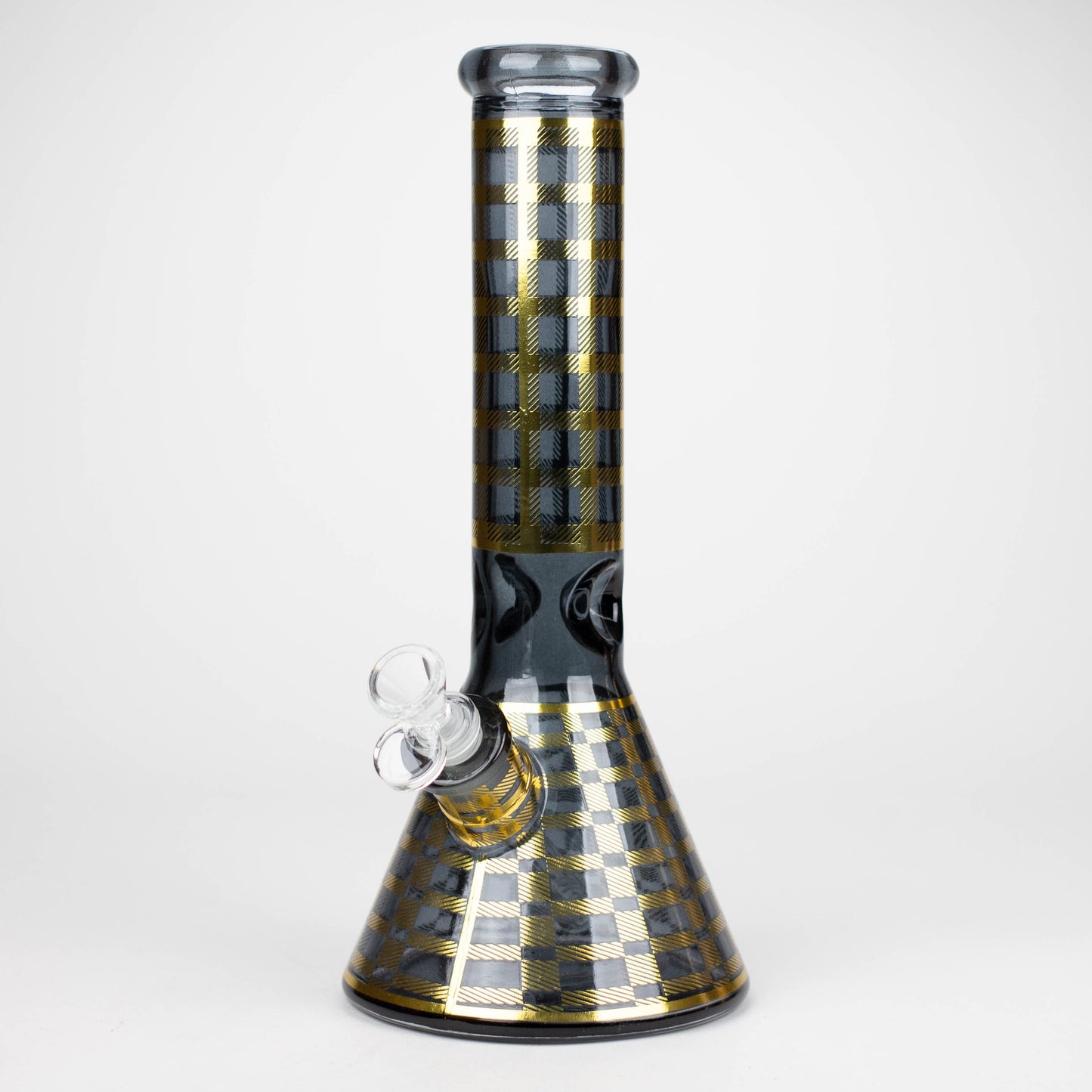 12.5" Soft glass 7mm beaker water bong [M12009A]_3