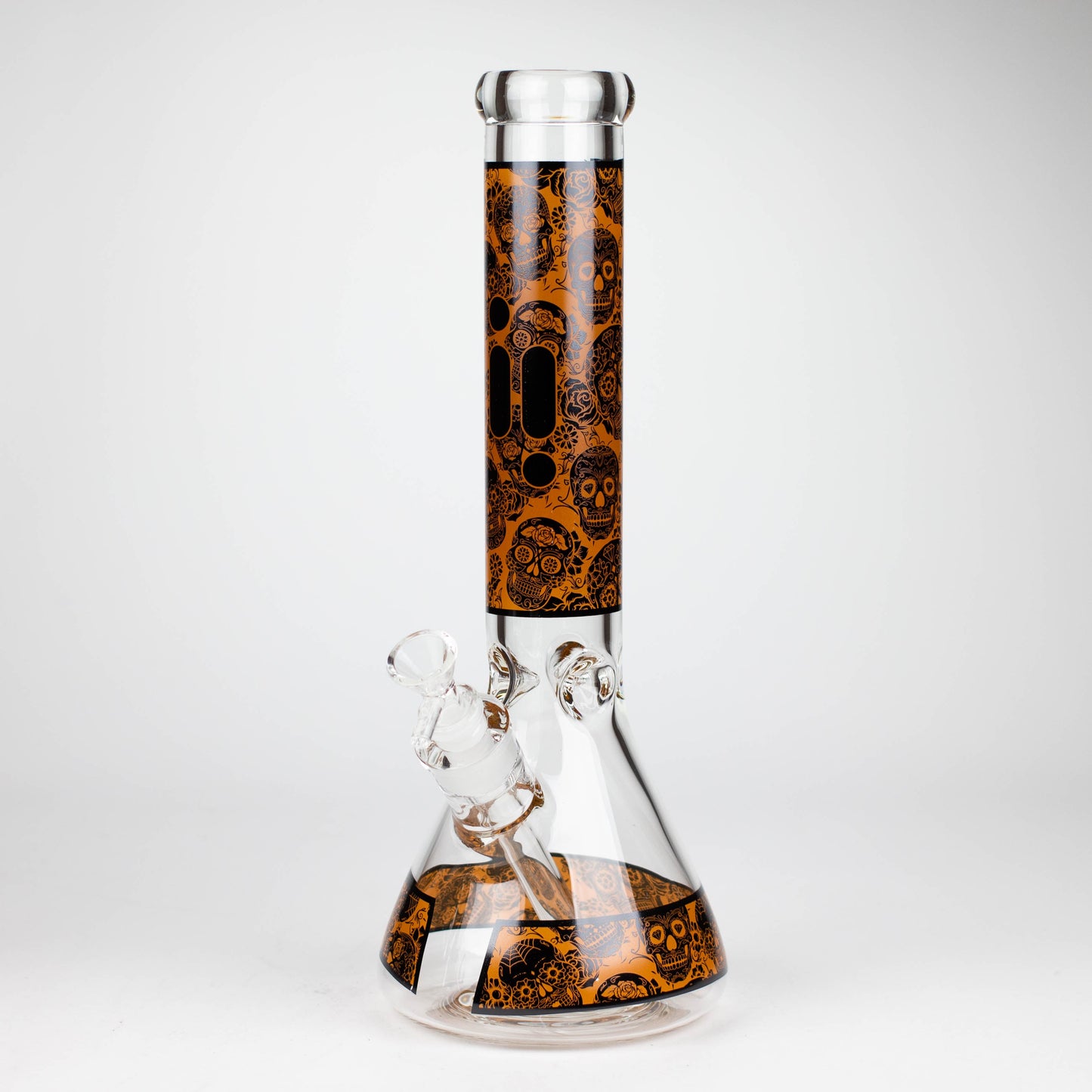 Infyniti | 14" Skull beaker 7 mm glass bong [ GP1736 ]_6