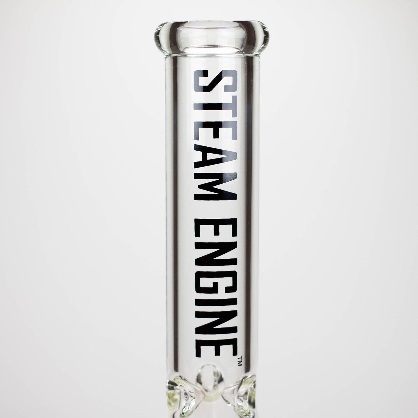 Steam Engine™ | 14 Inch 7mm glass bong with stickers by golden crown_12