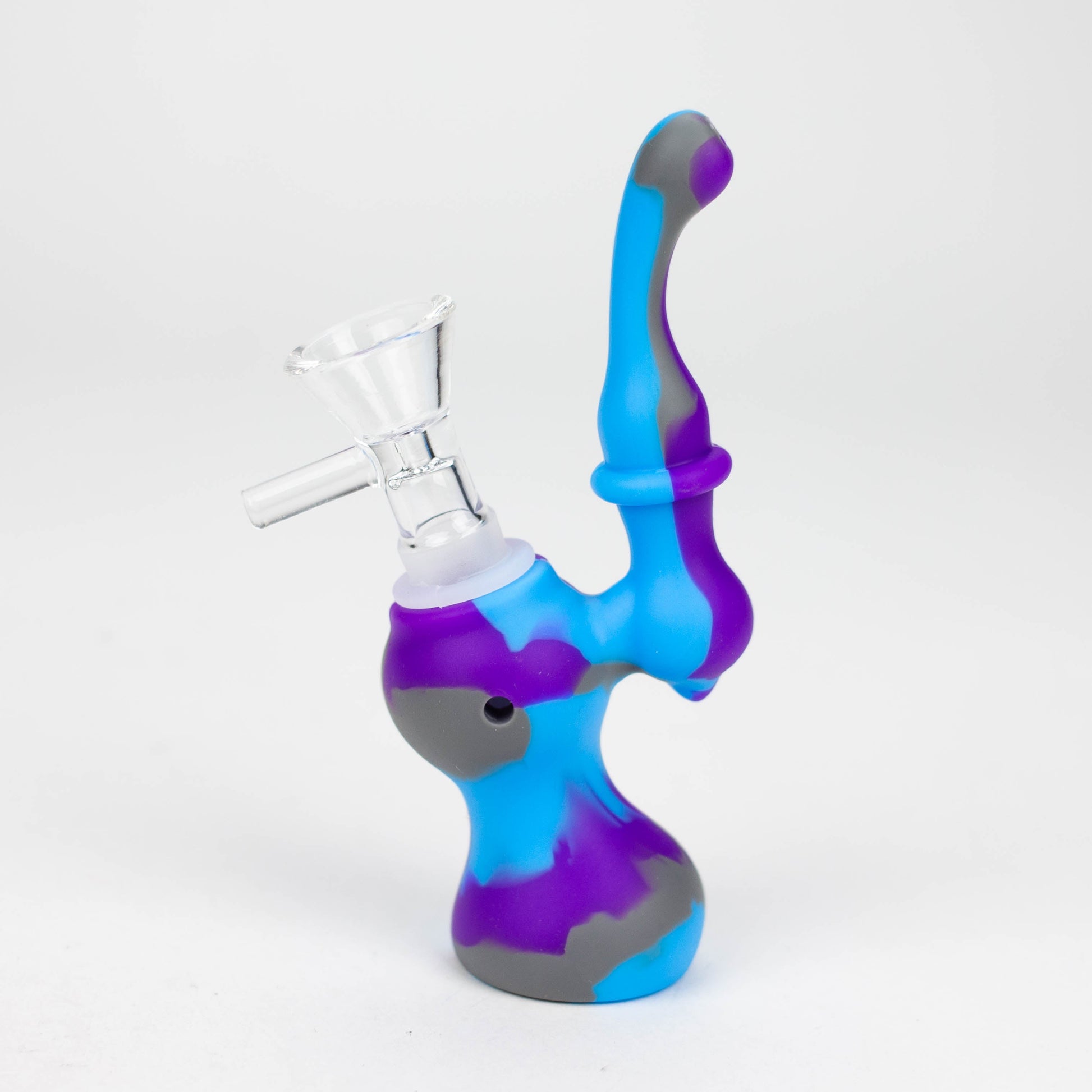 5.5" Silicone Mini Bubbler-Assorte [157B]_2