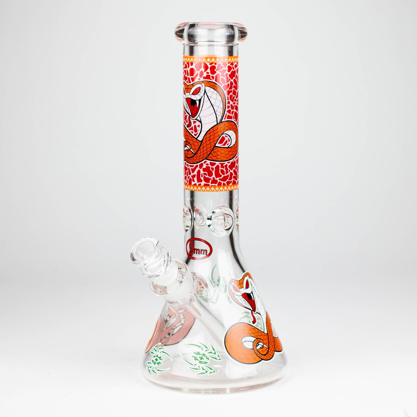 Fortune | 12" 9mm Snake Glow in the dark Beaker Bong [GT125009]_9