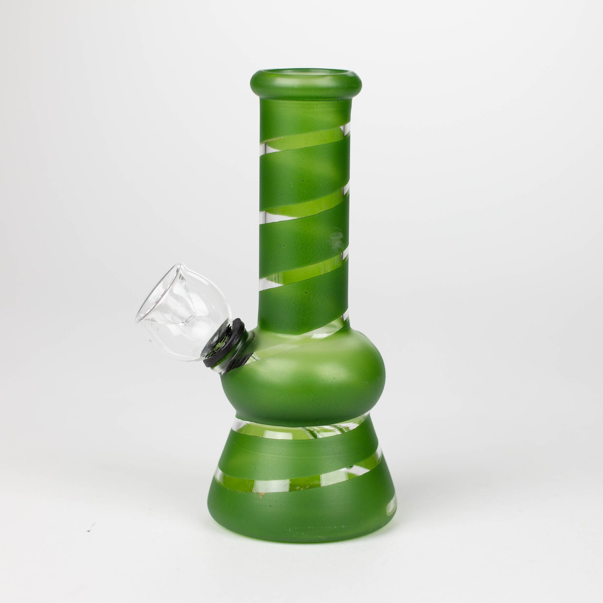 5" Color Stripe Diamond Base mini bong-Assorted_2