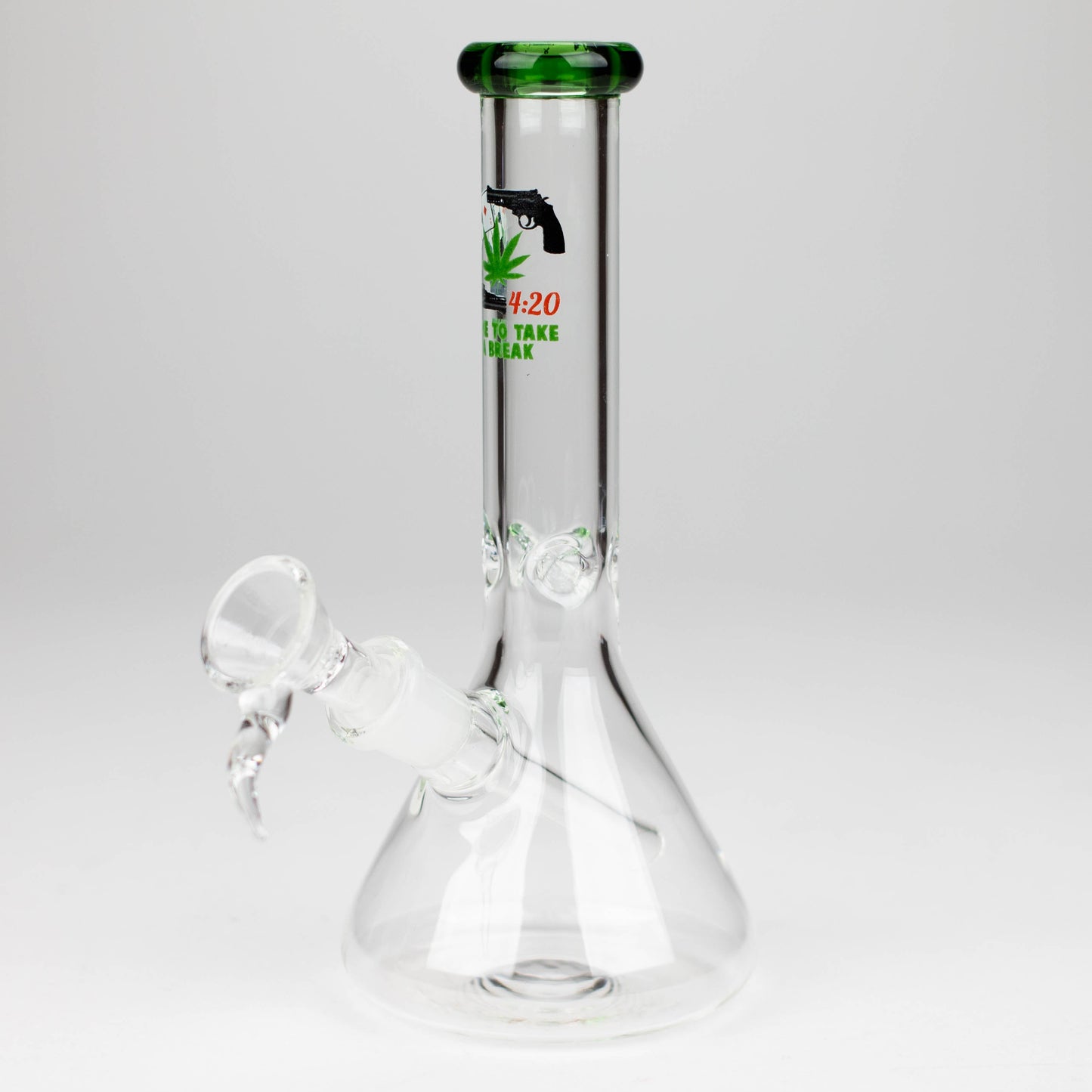 7" Zoom Glass Bong with Bowl [AK050]_6