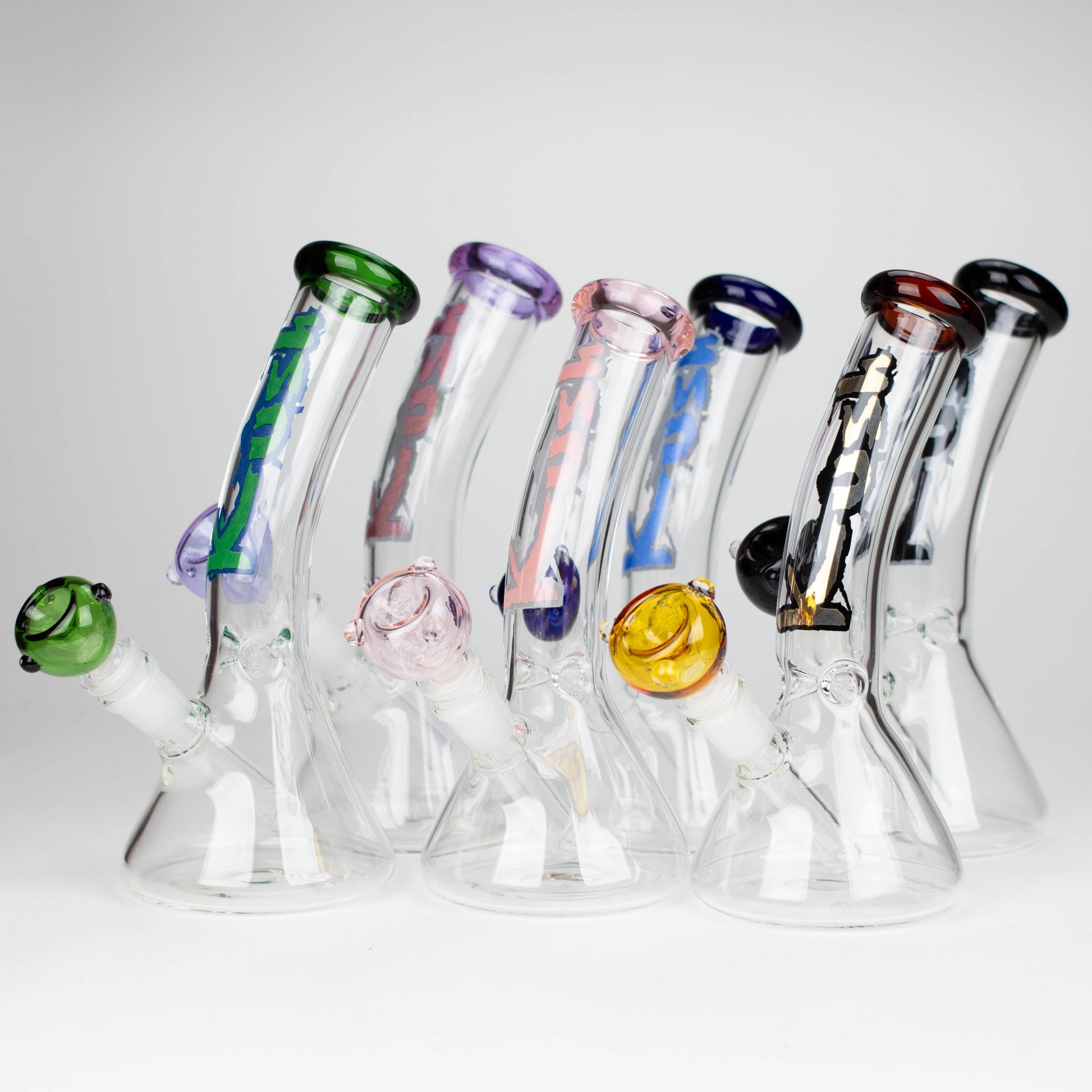 Kush | 9" Bent neck glass bong [AK2010]_0