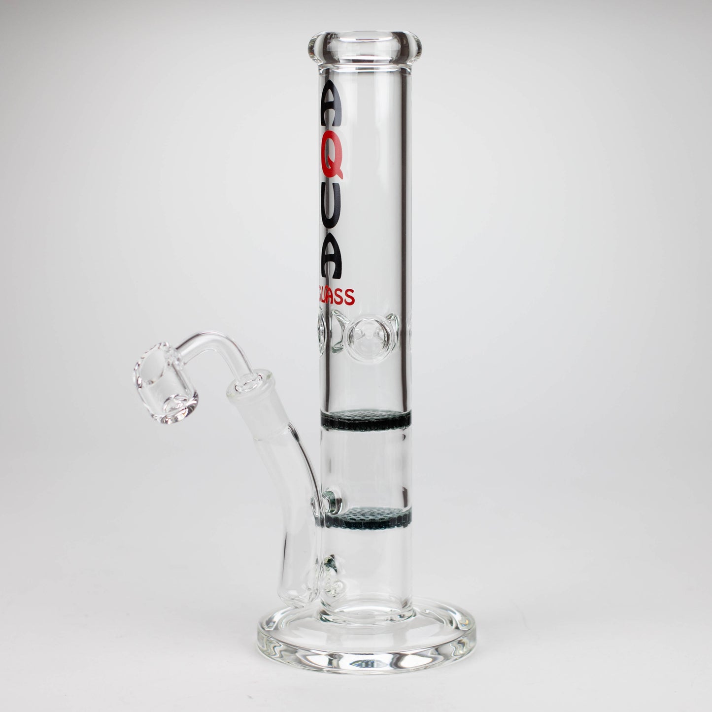 AQUA | 10" Dual Honeycomb rig with quartz banger [B1]_5