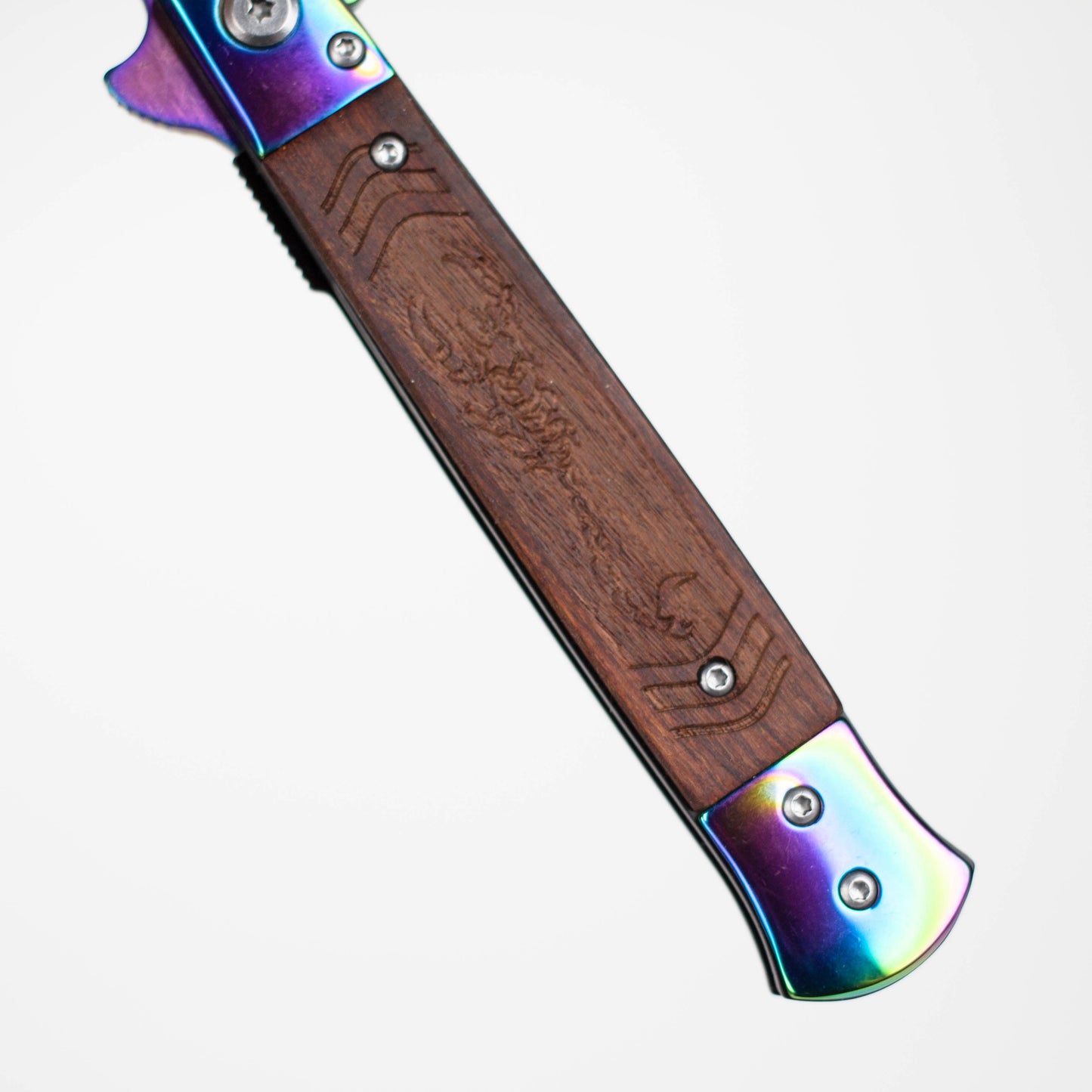 Snake Eye | 8-3/4" Wood Handle Folding pocket Knife [PK-962]_4