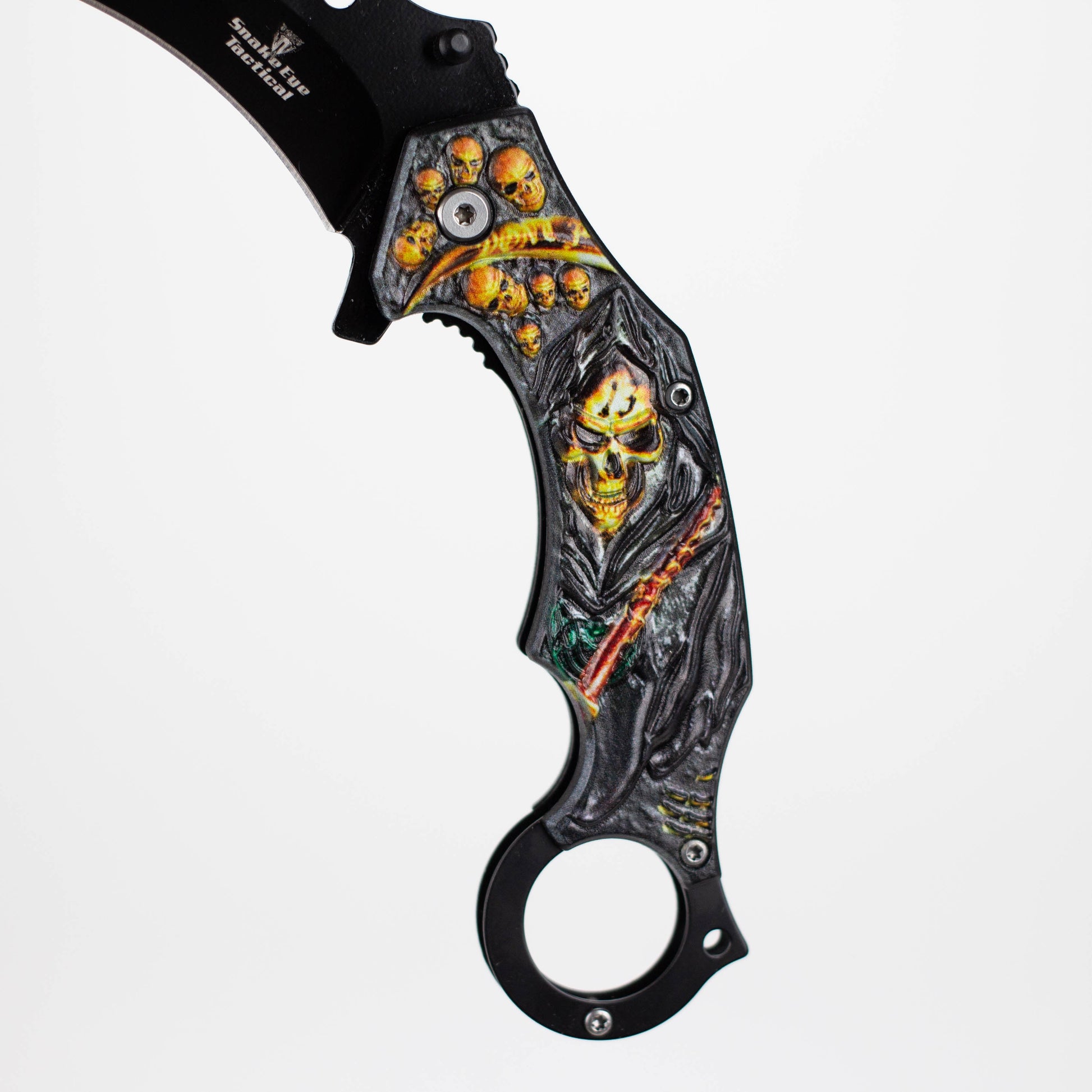 Snake Eye | Skull Design folding Karambit 3 " Blade [SE-12990]_6