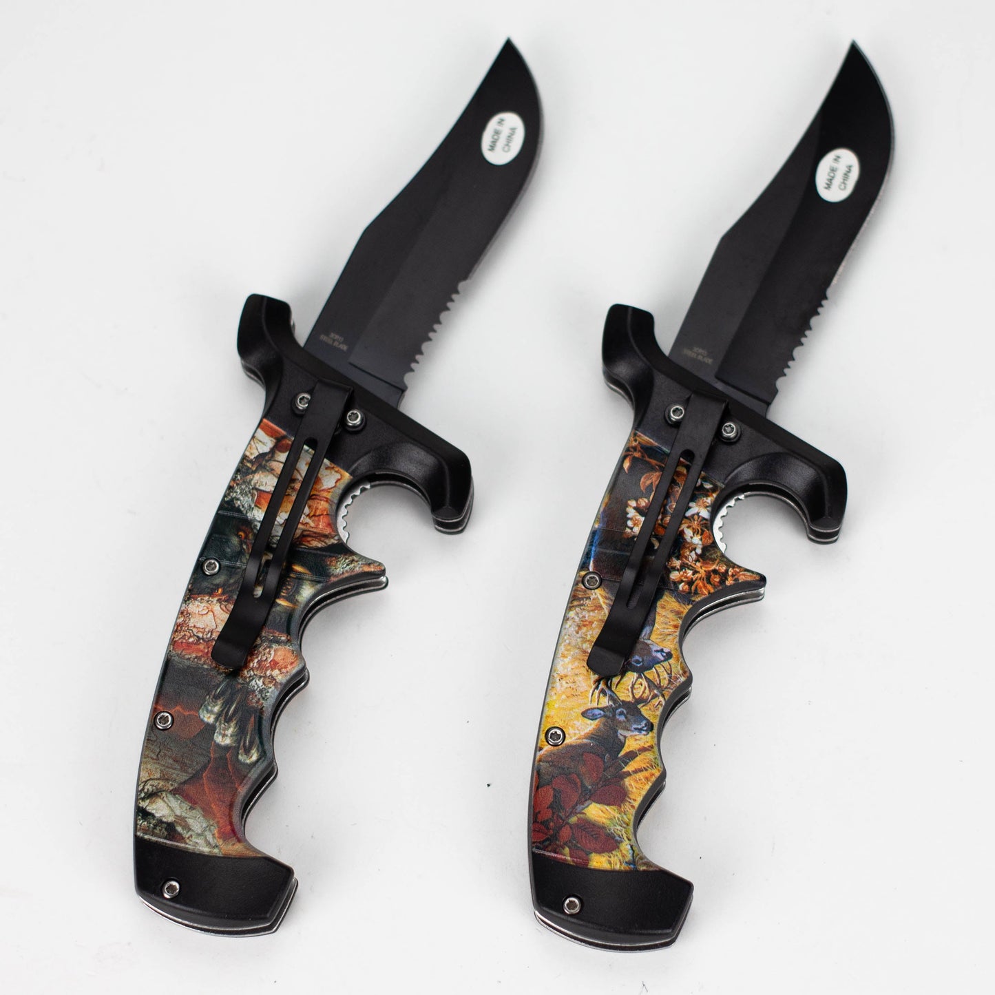 Snake Eye | 9″ Animal – Folding Knife Belt Clip [SE-5251]_6