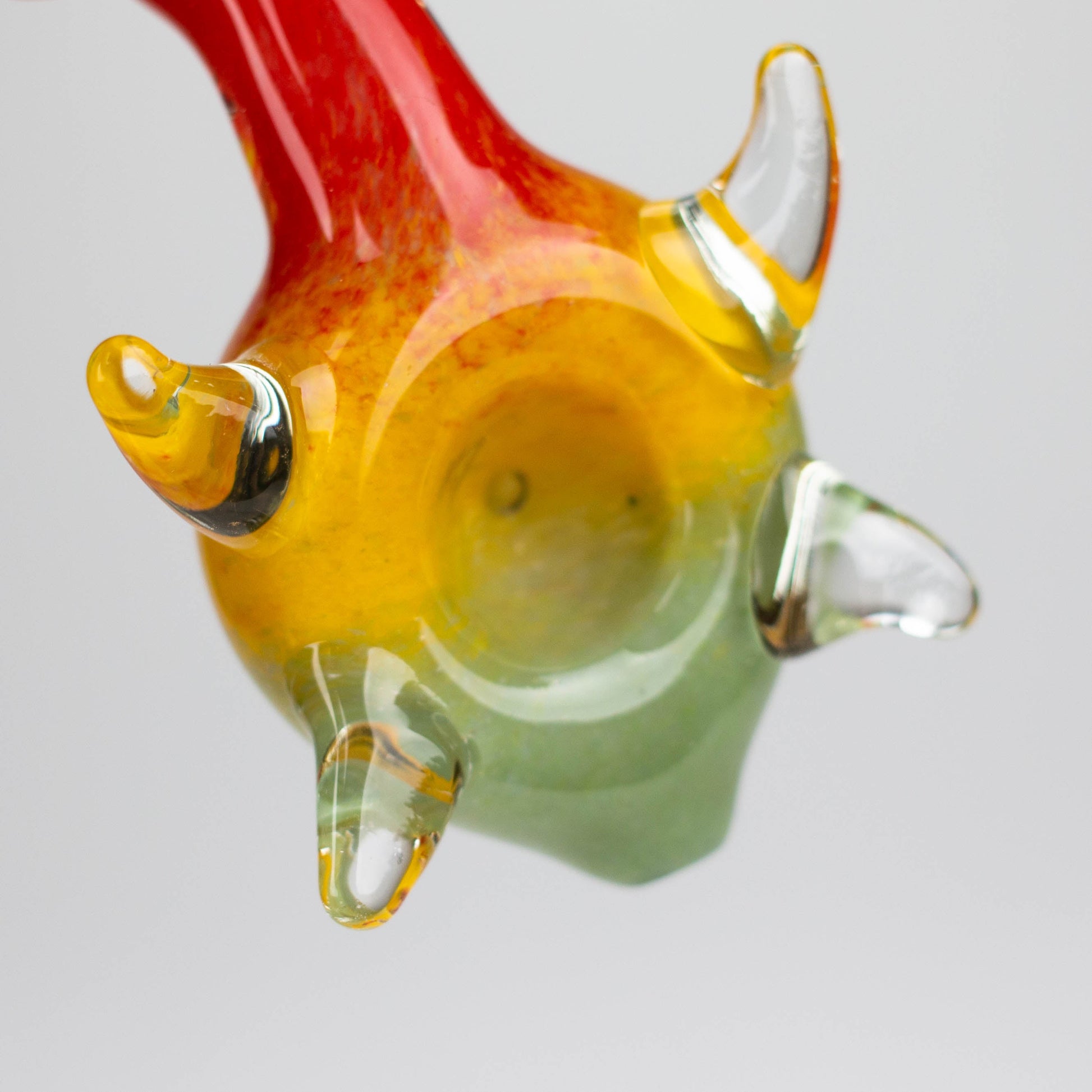 4" Turtle Shape Rasta insideout pipe [PIP976]_4