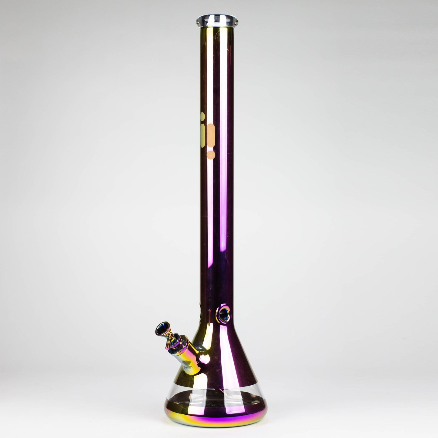 Infyniti | 24"metallic  7mm glass water bong [GP1775]_4