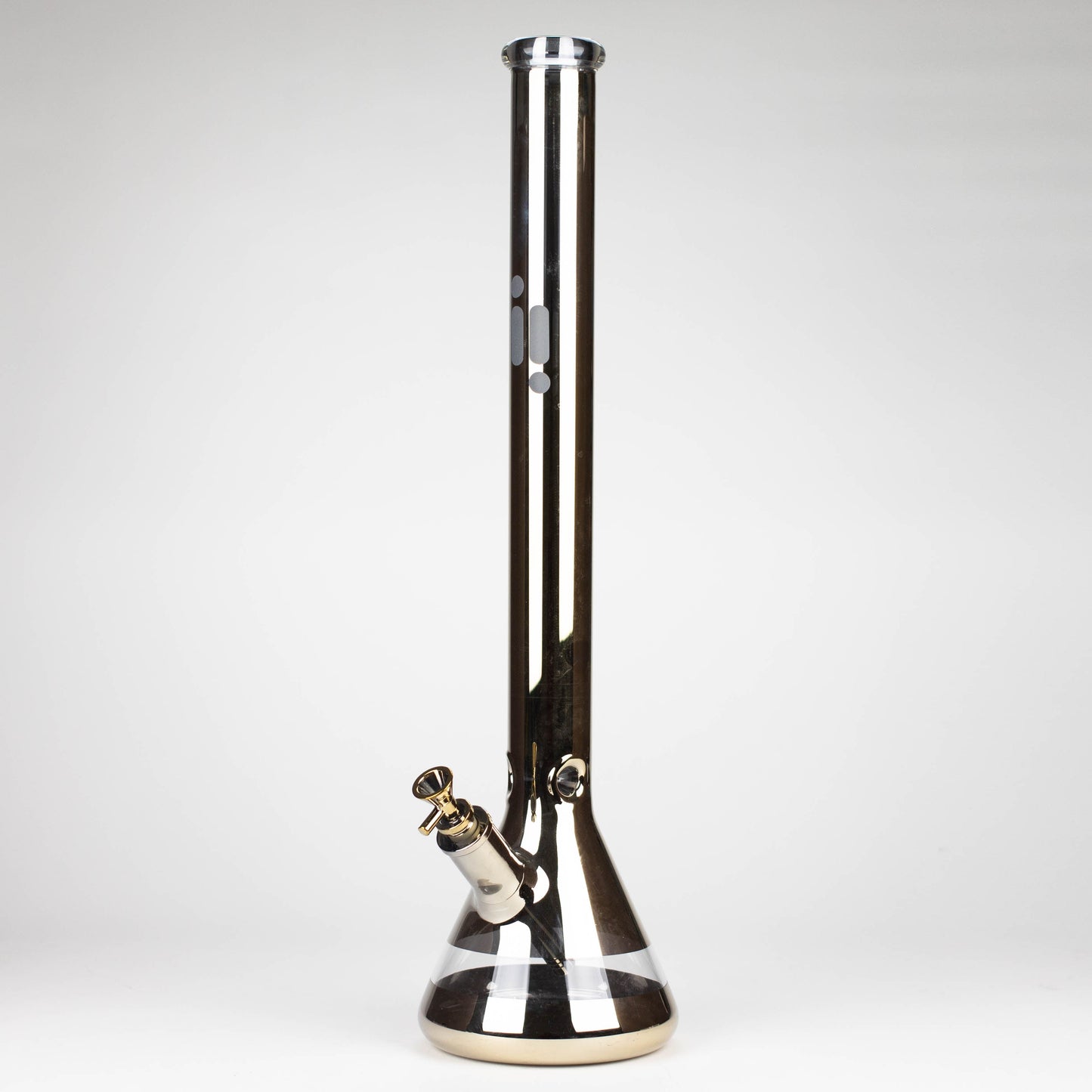 Infyniti | 24"metallic  7mm glass water bong [GP1775]_3