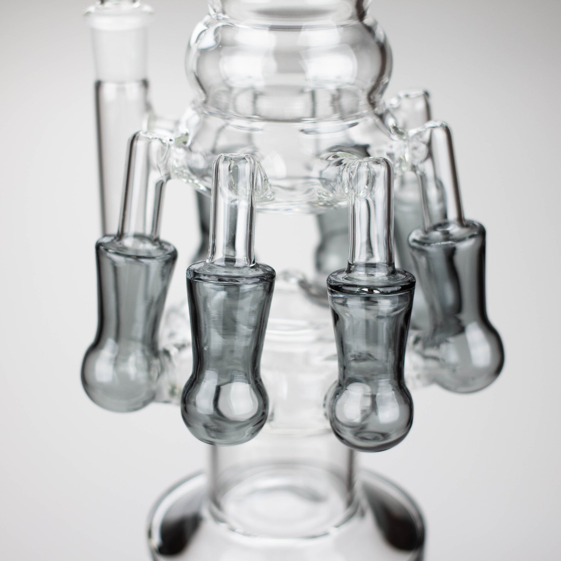 13" Multi chamber glass bong with inline difuser_9