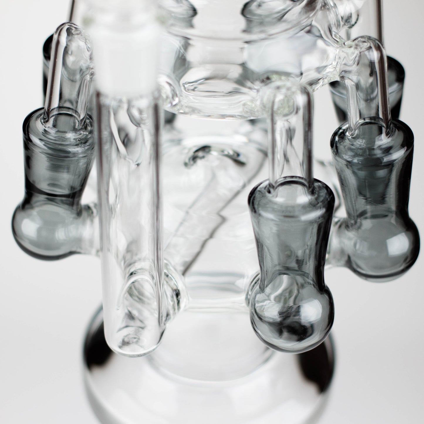 13" Multi chamber glass bong with inline difuser_11