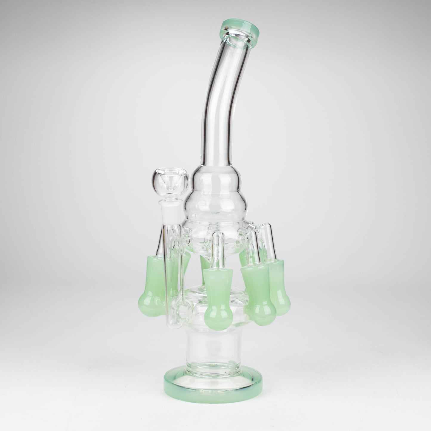 13" Multi chamber glass bong with inline difuser_2