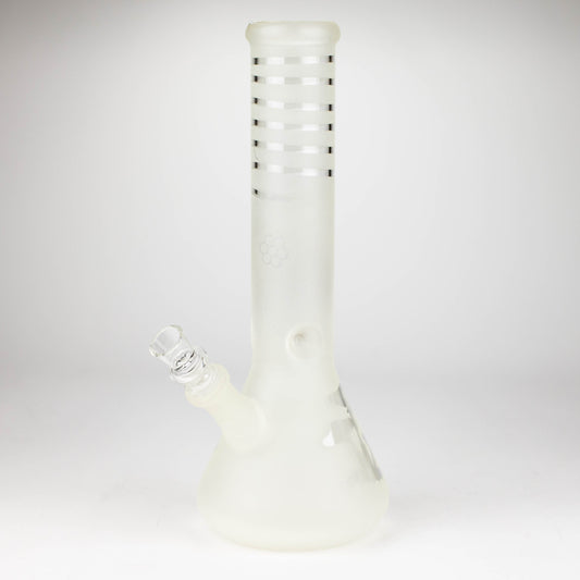 12" GLOW IN DARK BEAKER BONG WITH ICE CATCHER_0