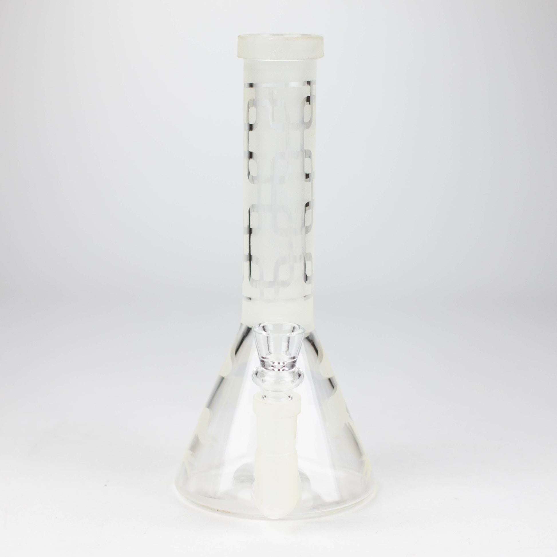 12" GLOW IN DARK BEAKER BONG WITH ICE CATCHER_7