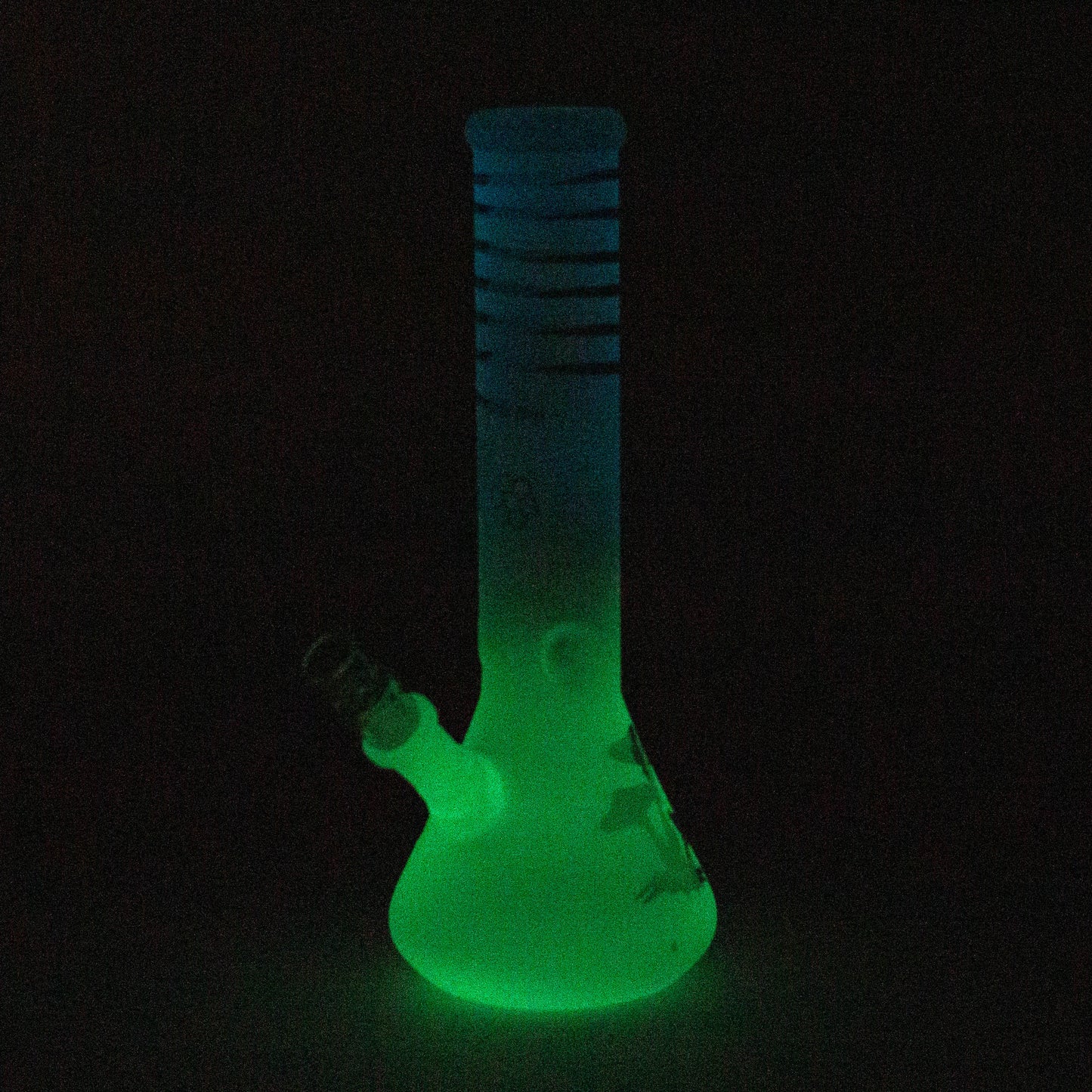 12" GLOW IN DARK BEAKER BONG WITH ICE CATCHER_3