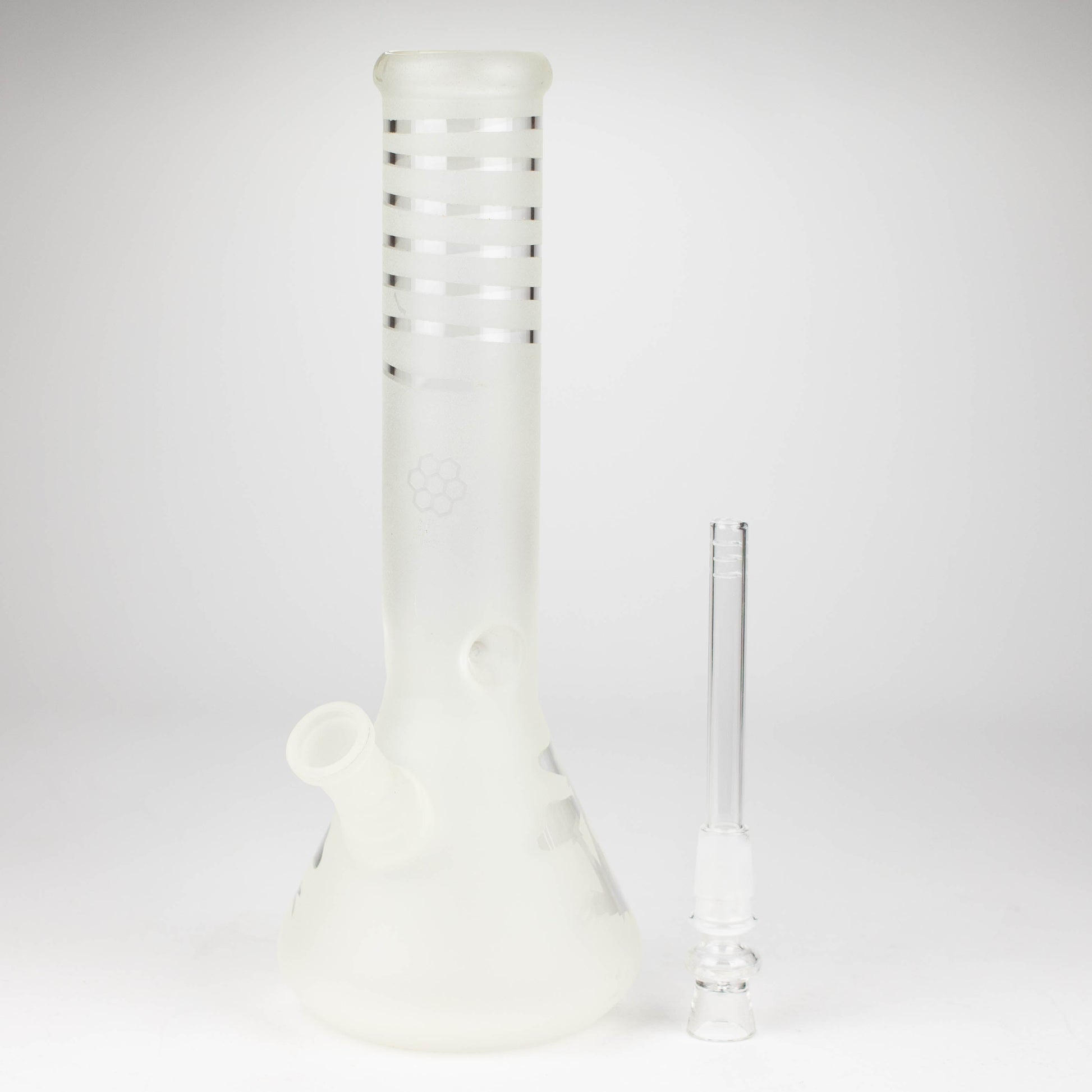 12" GLOW IN DARK BEAKER BONG WITH ICE CATCHER_14