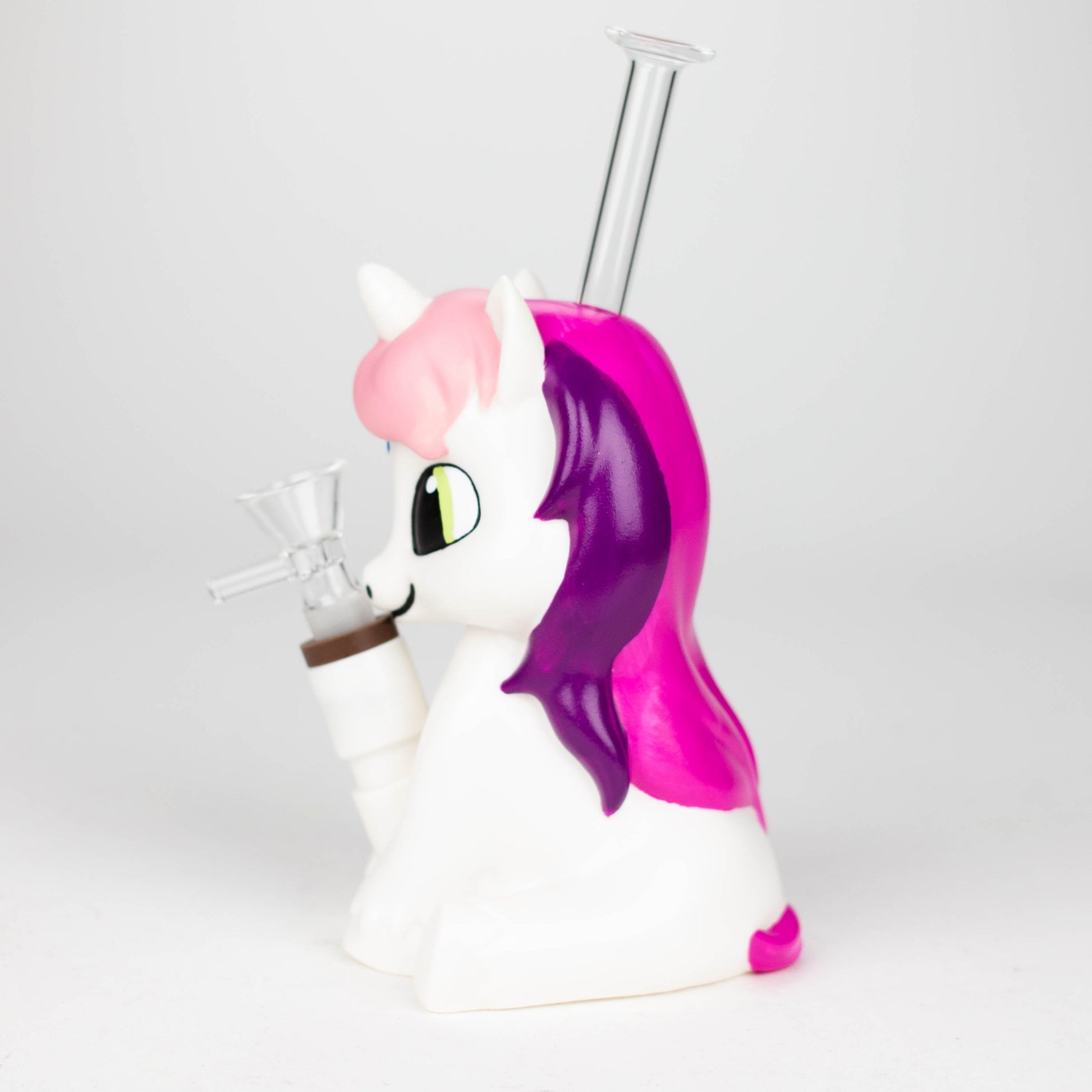 7.6" Vinyl unicorn water pipe [H395]_2