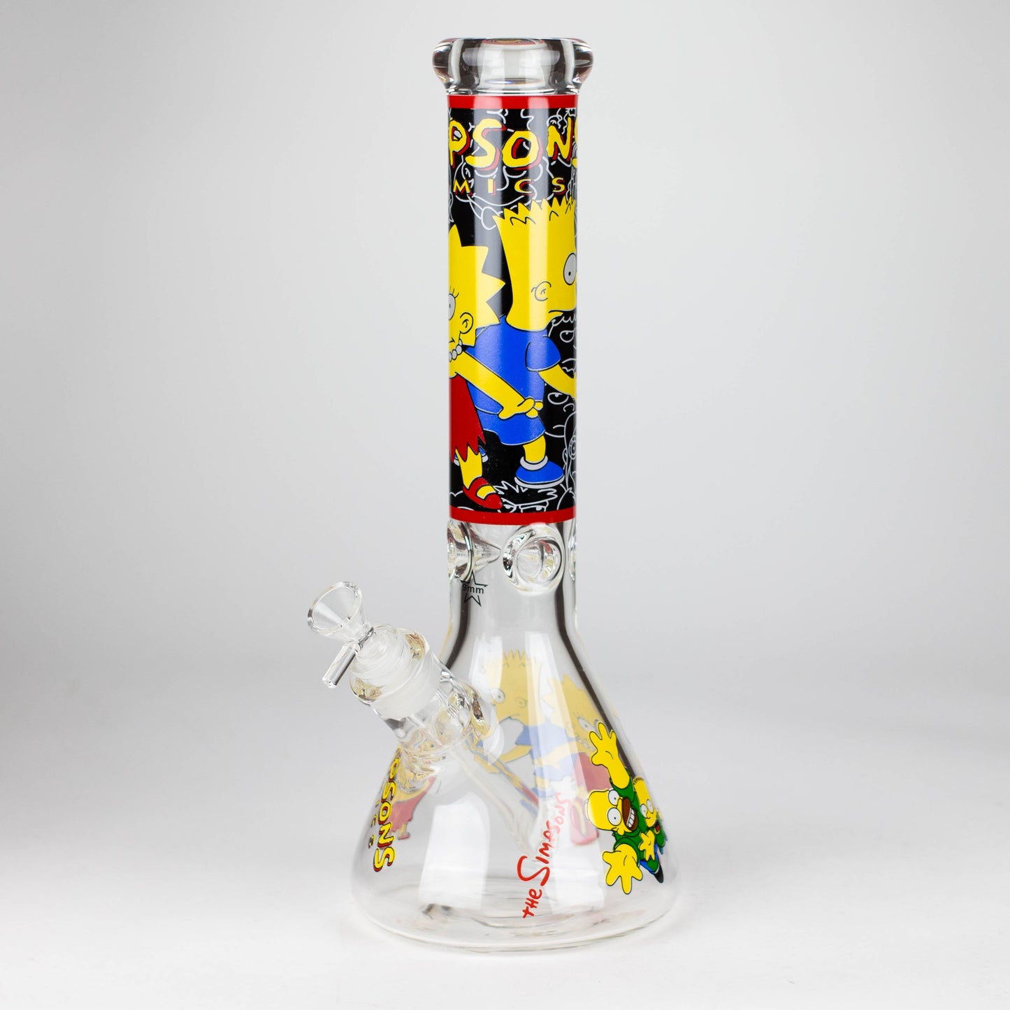 14" Cartoon 9 mm glass bong [PIP836]_5