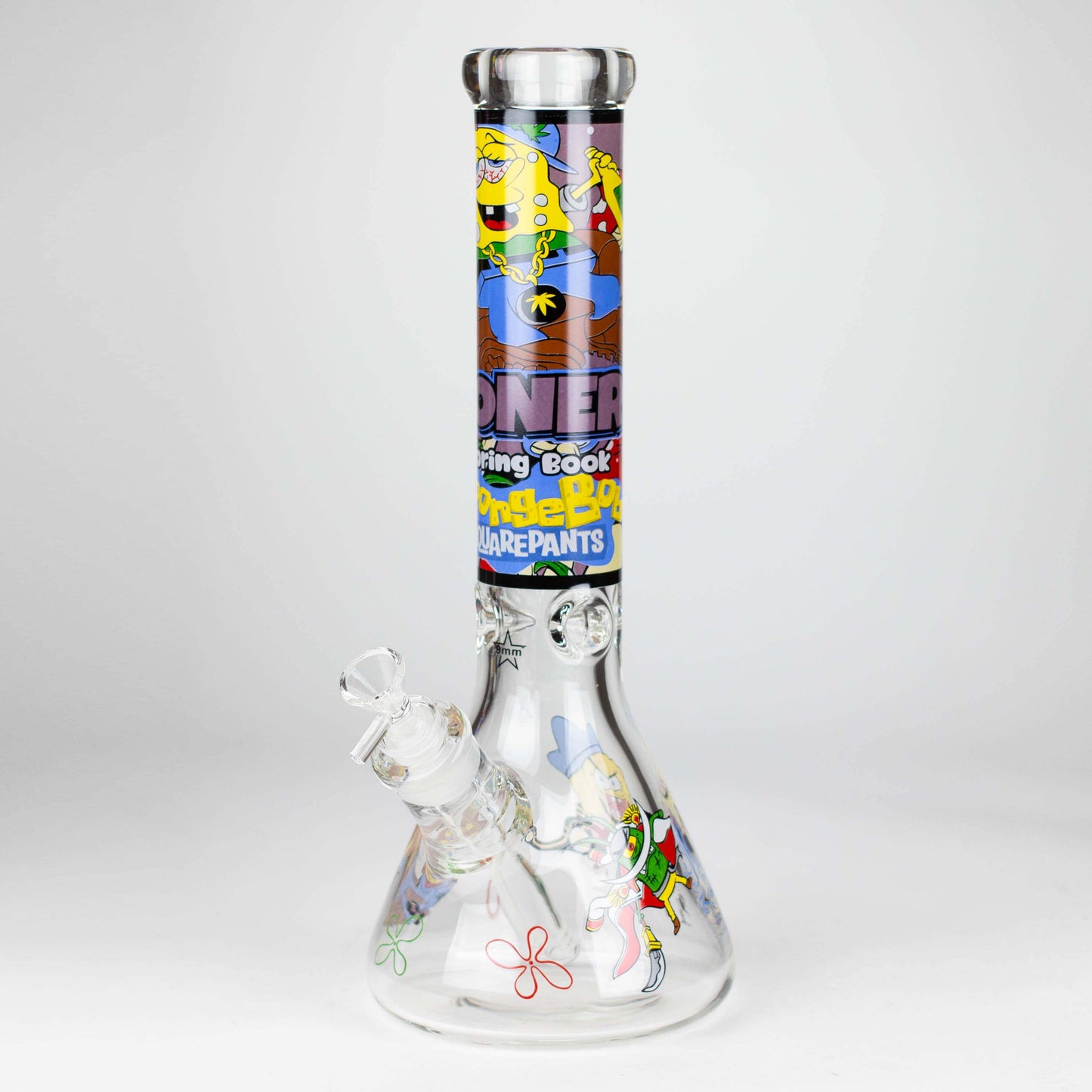 14" Cartoon 9 mm glass bong [PIP836]_7