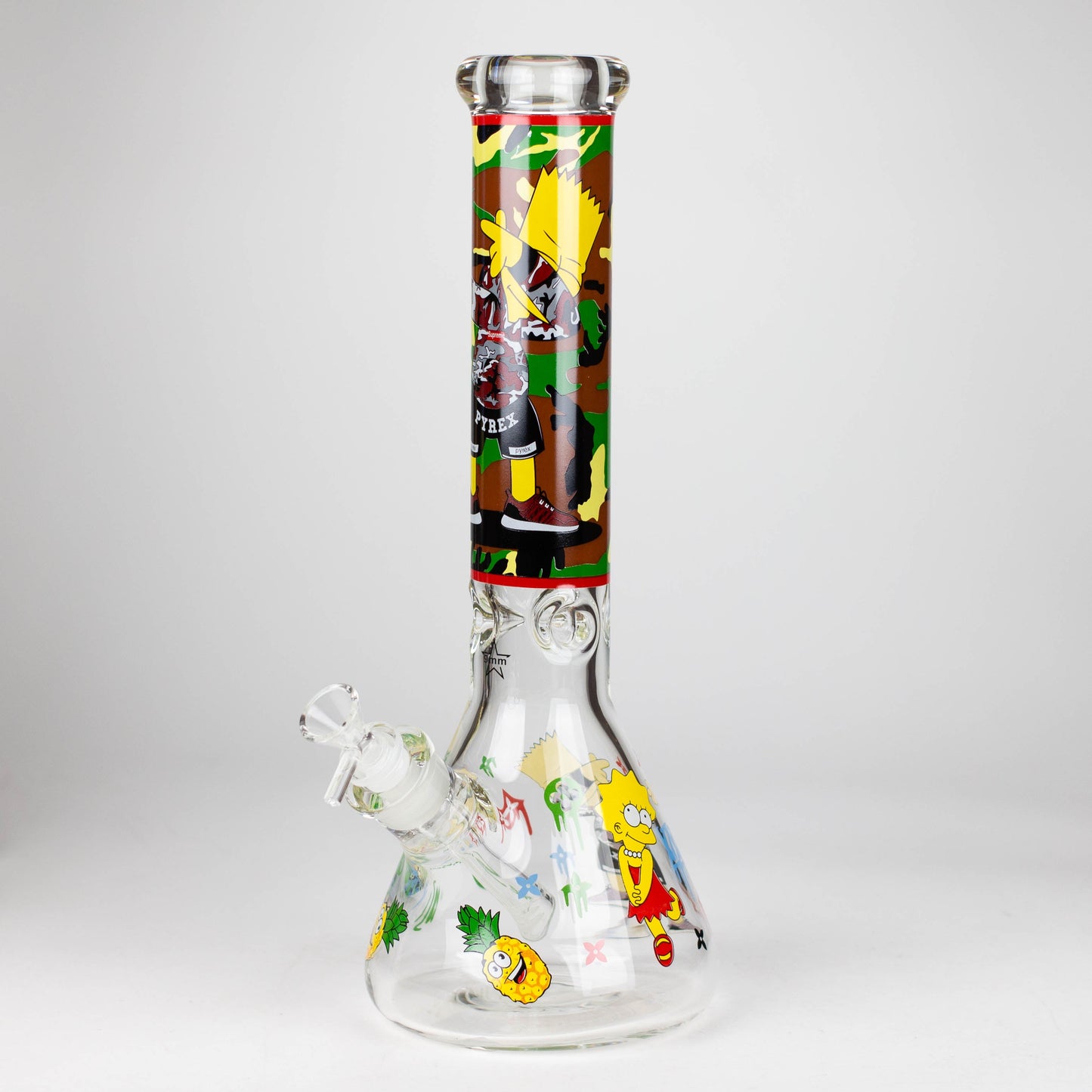 14" Cartoon 9 mm glass bong [PIP837]_7