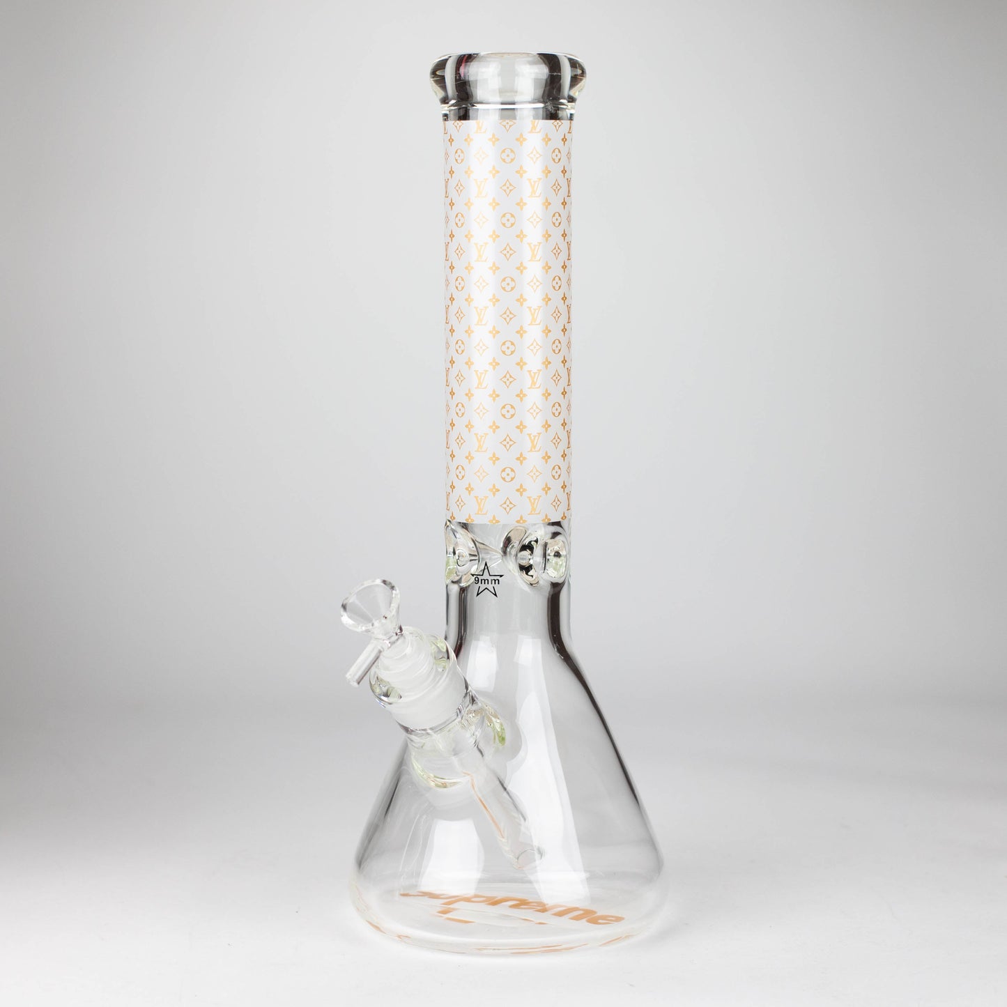 14" Luxury Pattern 9mm glass bong [PIP871]_8