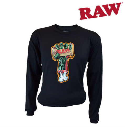 Raw | Men's Zombe Long Sleeve T-shirt Black 2XL_0