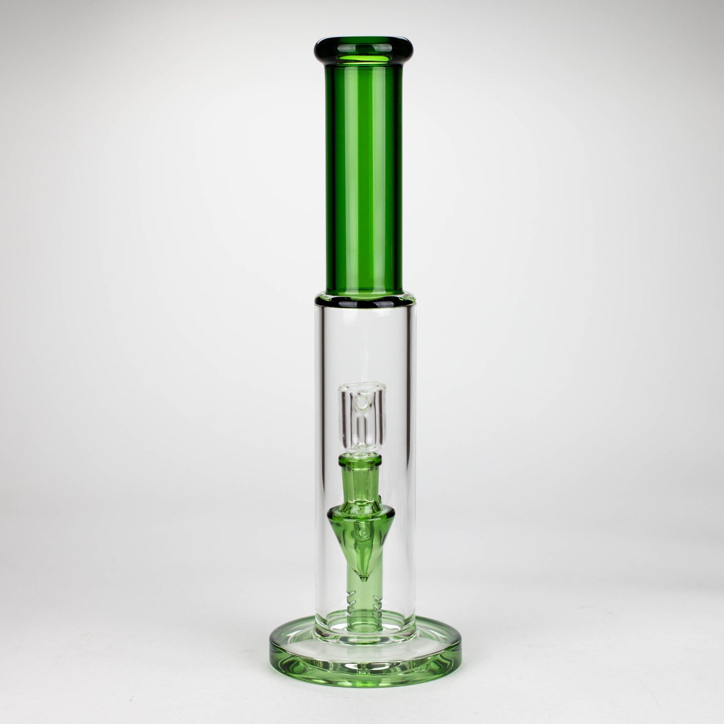 12" Color Accented Glass Rig With Banger and Bowl_8