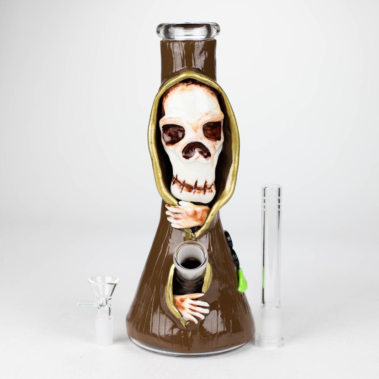 10" Resin 3D artwork Skull glass beaker [DY404]_20