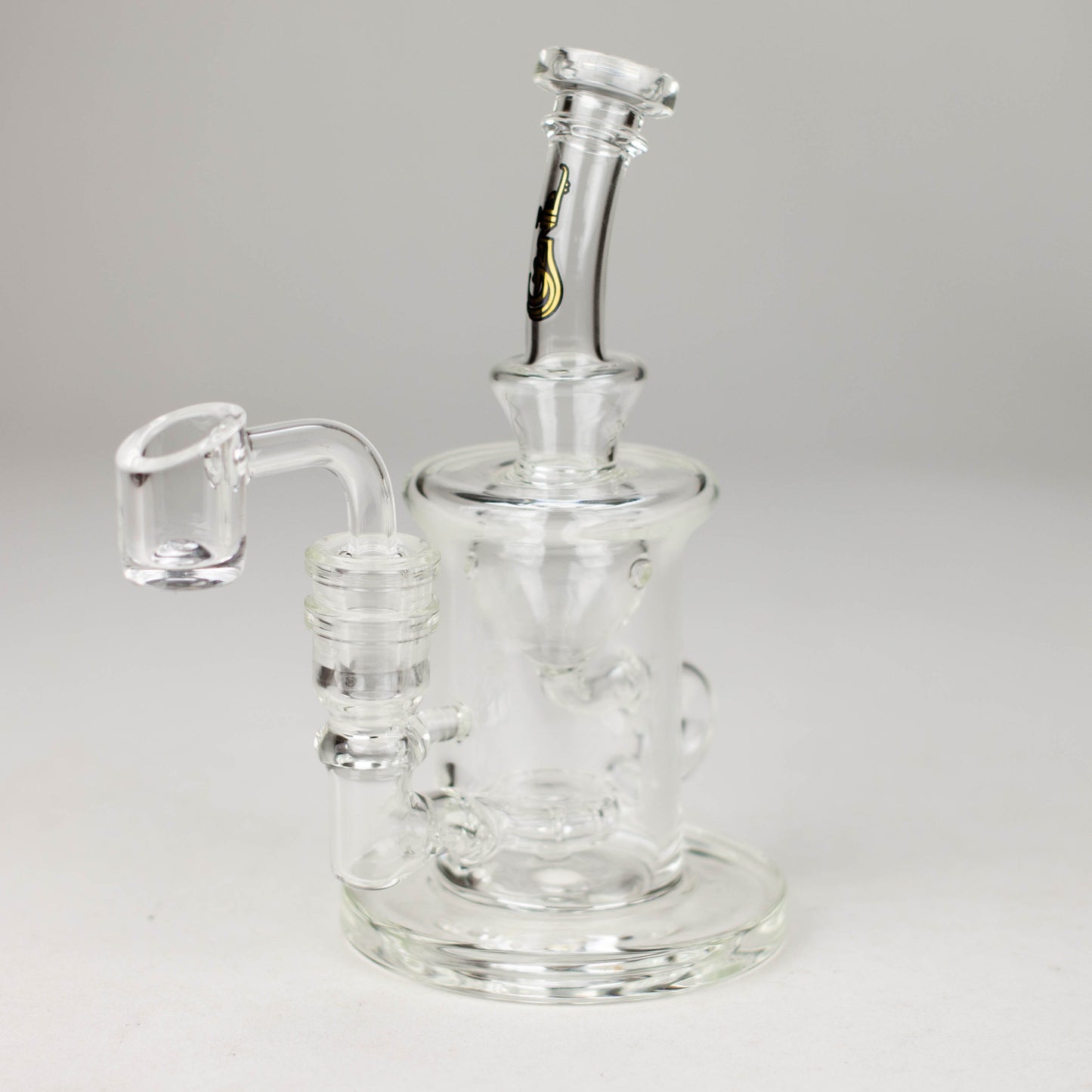 Genie | 6" recycled bubbler with a banger_0