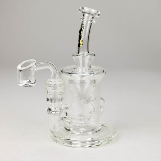 Genie | 6" recycled bubbler with a banger_0