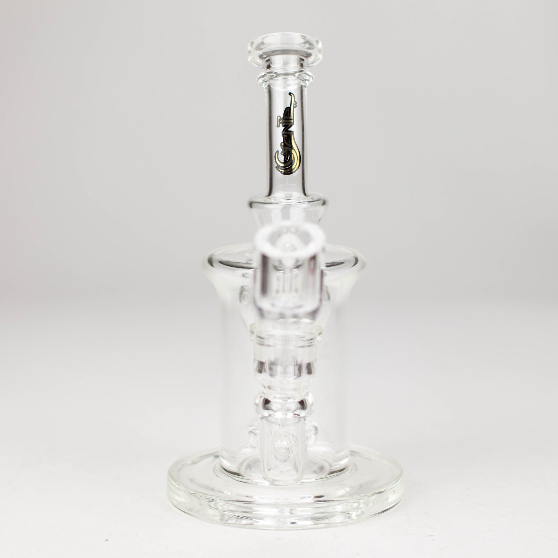 Genie | 6" recycled bubbler with a banger_2