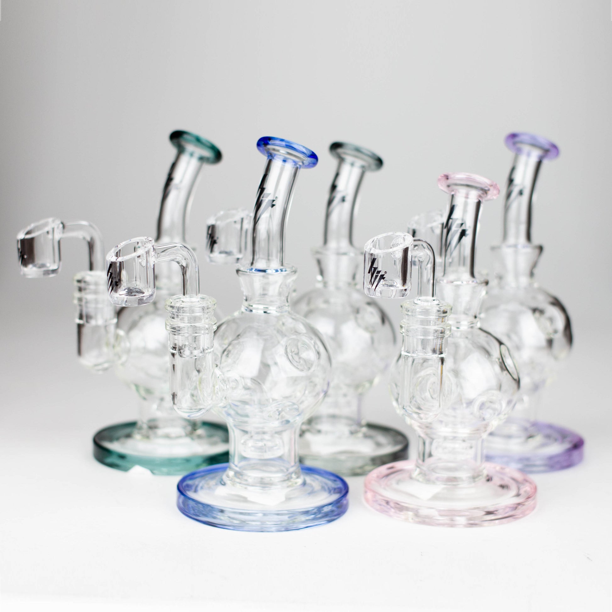 HIT | 7" Glass Oil Rig Water Bong_0