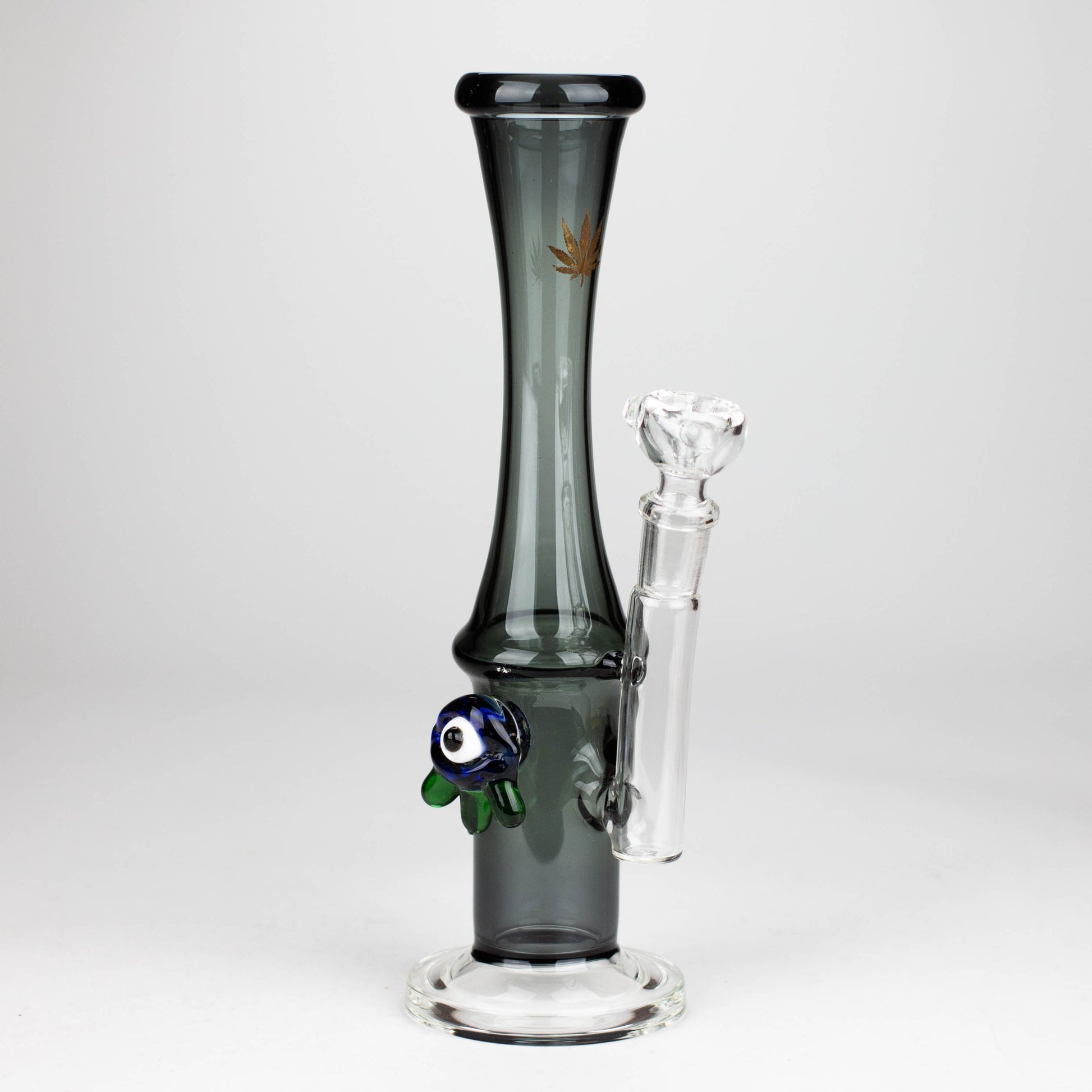 10" Color tube glass bong with eye_12