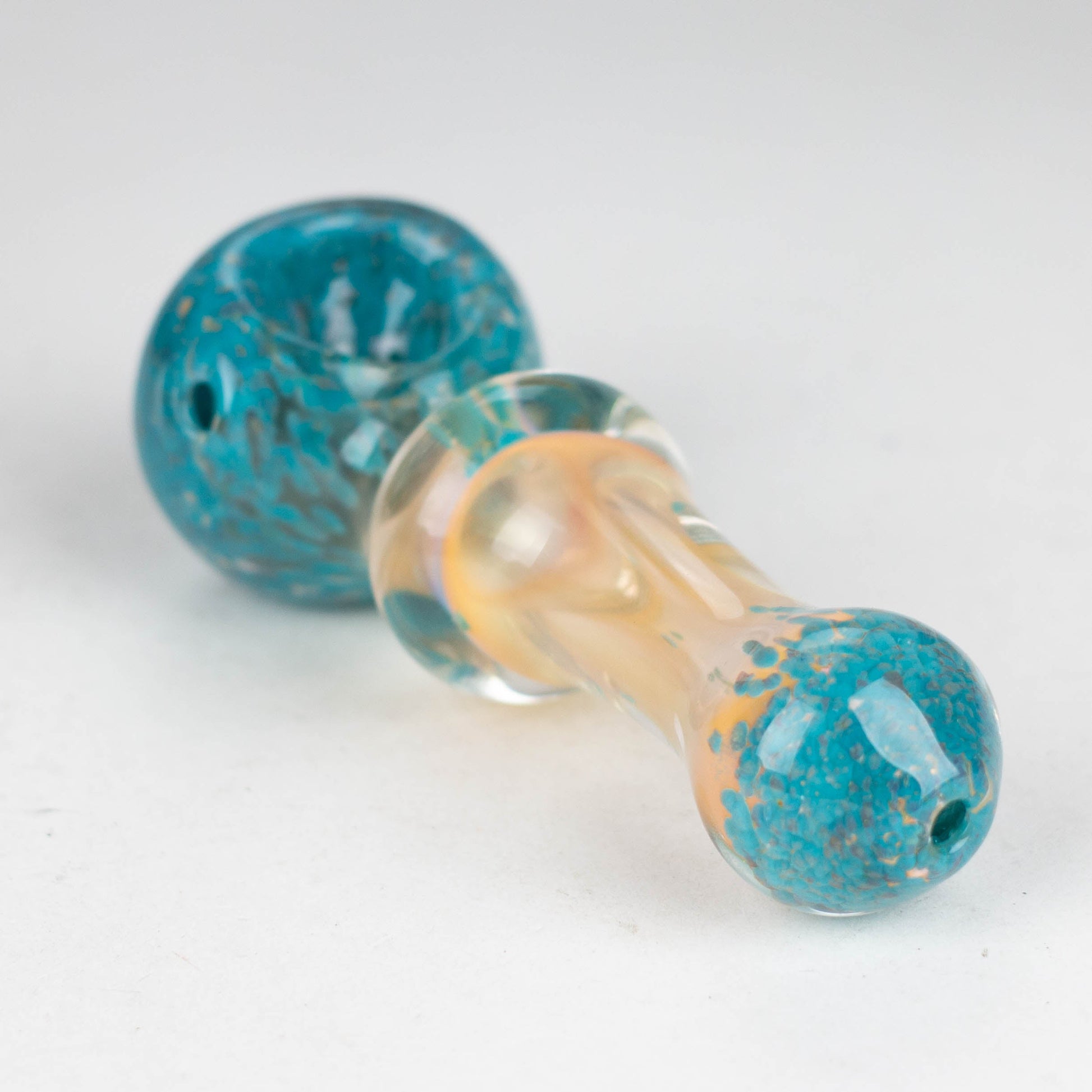 5”Gold Fumed Hand Pipe Pack of 2 [BZS-0092]_1