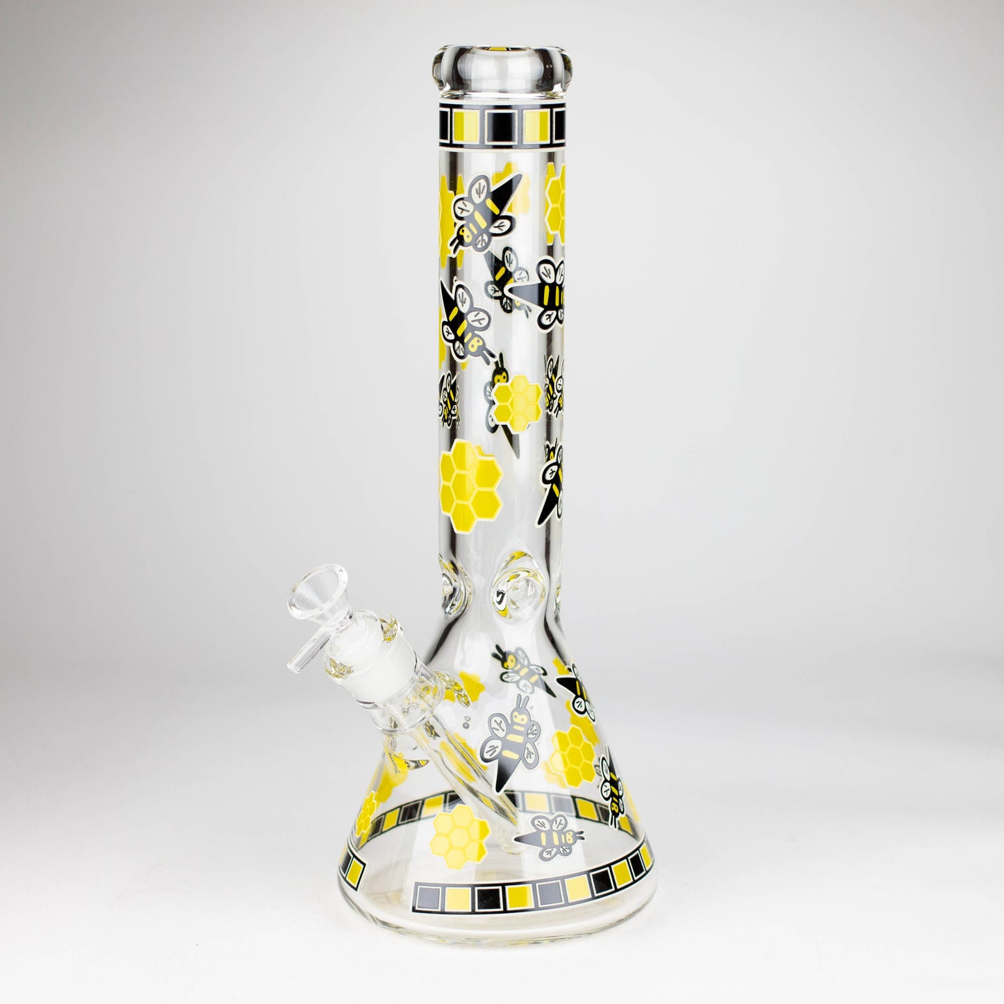 14" 7mm Honey Design Beaker_7