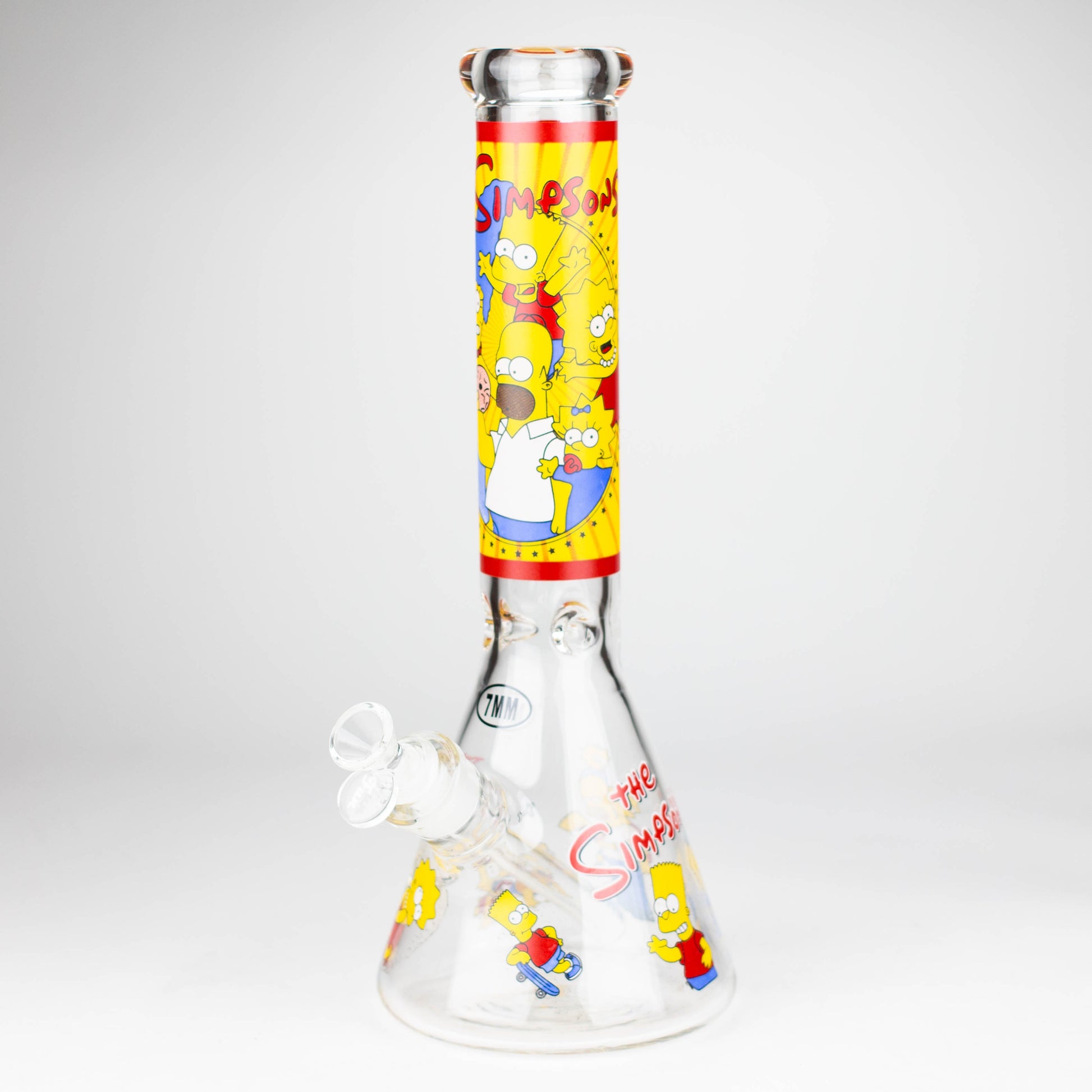 14" 7mm Cartoon Design Beaker_1